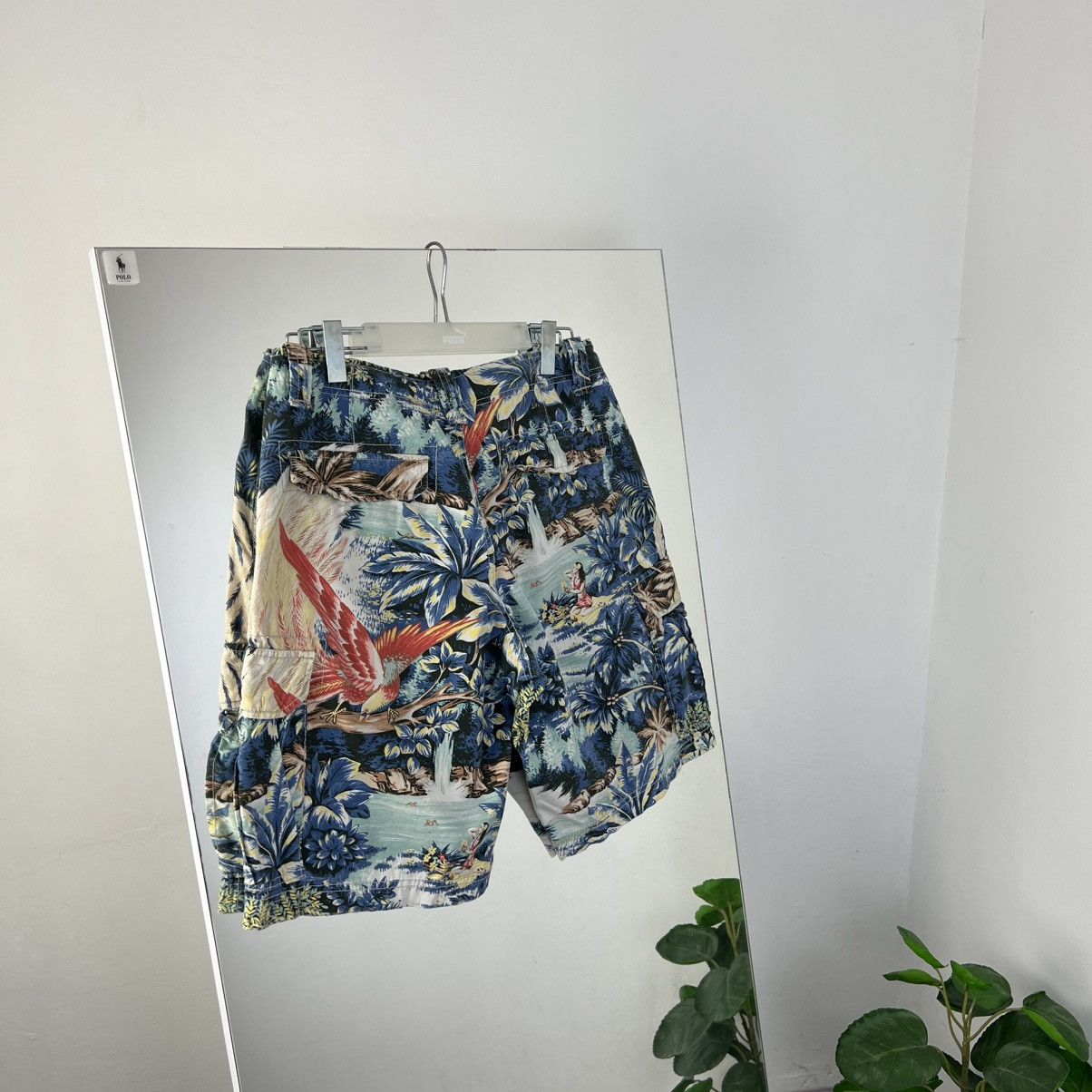 Denim & Supply Ralph Lauren Vintage Y2K Denim & Supply Ralph Lauren Floral Cargo Shorts Size US 31 - 2 Thumbnail