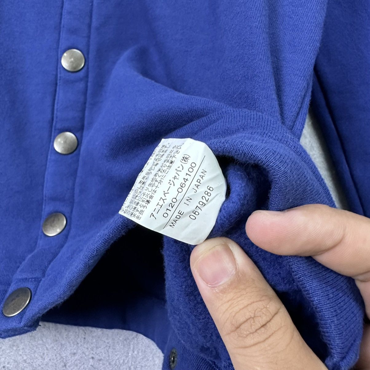 agnes b. Vintage Agnes B Homme Snap Button French Designer Cardigan Size US S / EU 44-46 / 1 - 5 Thumbnail