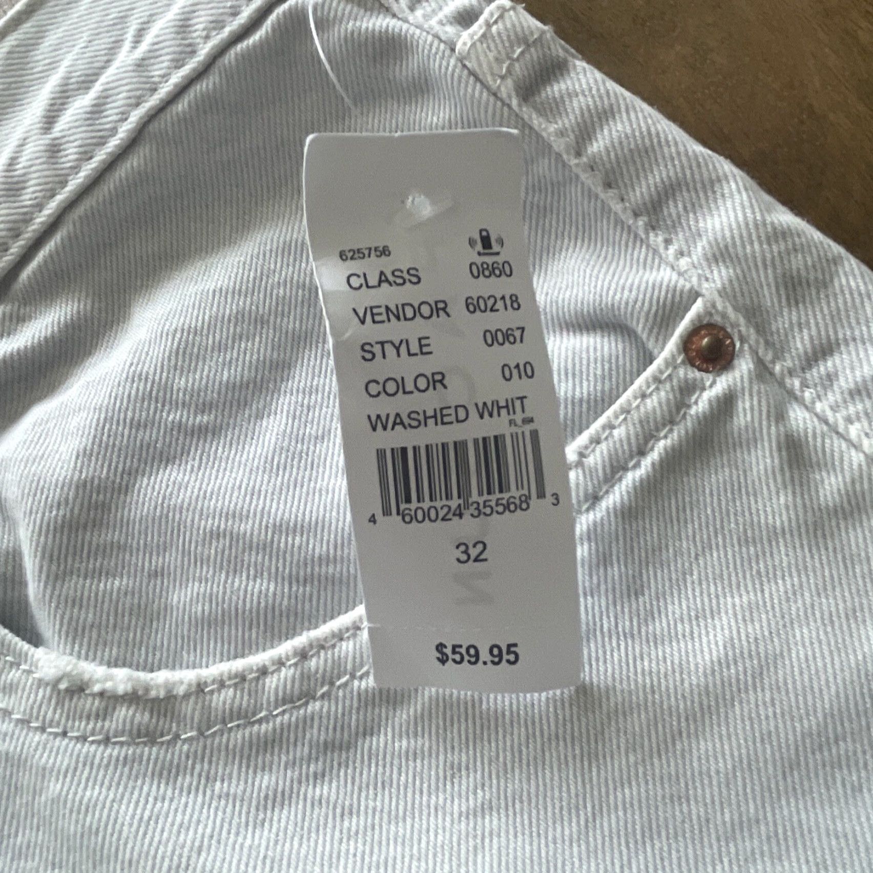 Pacsun Pacsun Denim Dad Jeans Womens 32 Jeans Distressed Relaxed Button Fly White 100% Cotton Baggy 80s 90s Hip Hop Punk Retro Womens Size 24" / US 00 / IT 34 - 4 Thumbnail