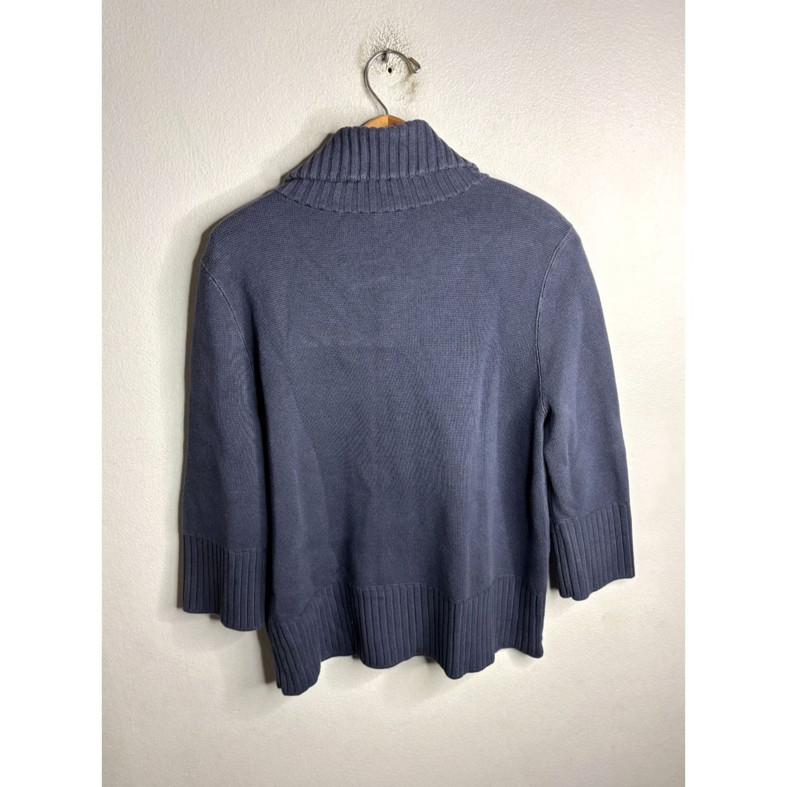 J. Jill J. Jill Cardigan Sweater Blue Double Knit Knitwear Women M Autumn Winter Cardigan With Pockets Size M / US 6-8 / IT 42-44 - 6 Thumbnail