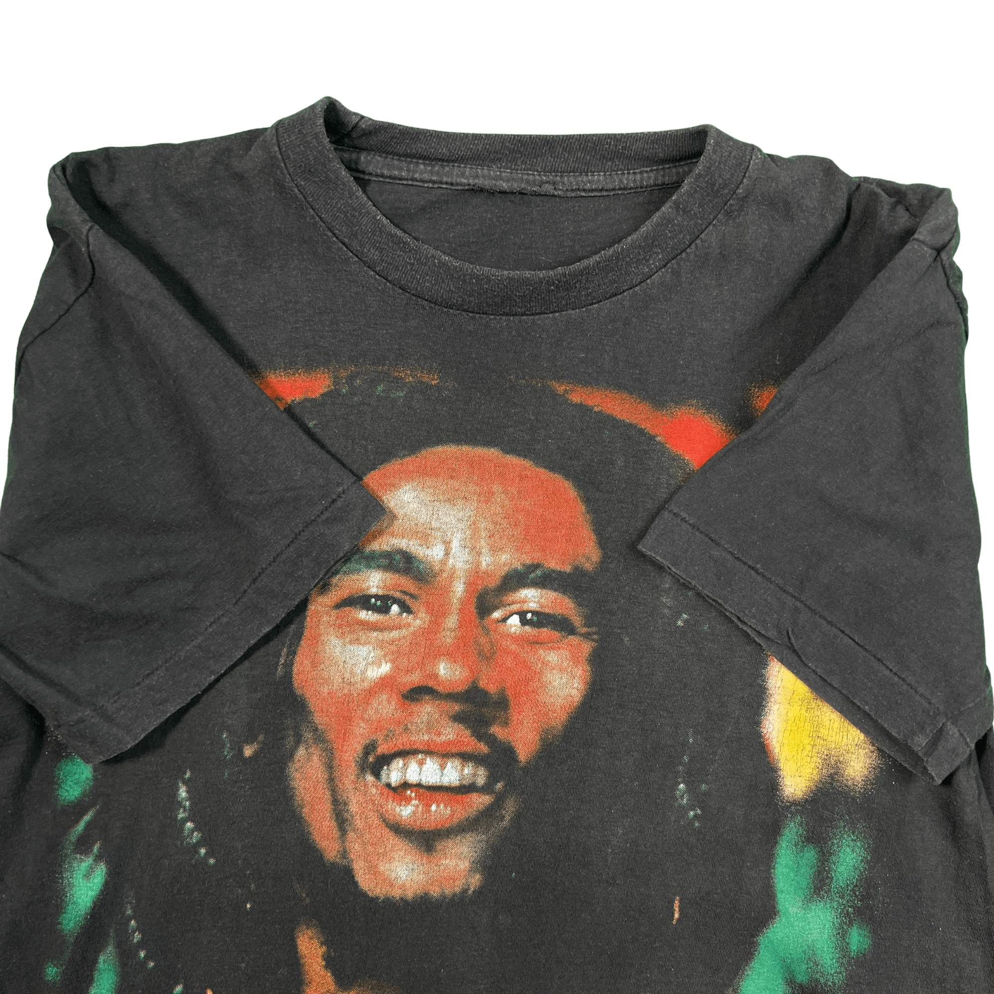 Vintage Bob Marley vintage 90s black print S Size US S / EU 44-46 / 1 - 5 Thumbnail