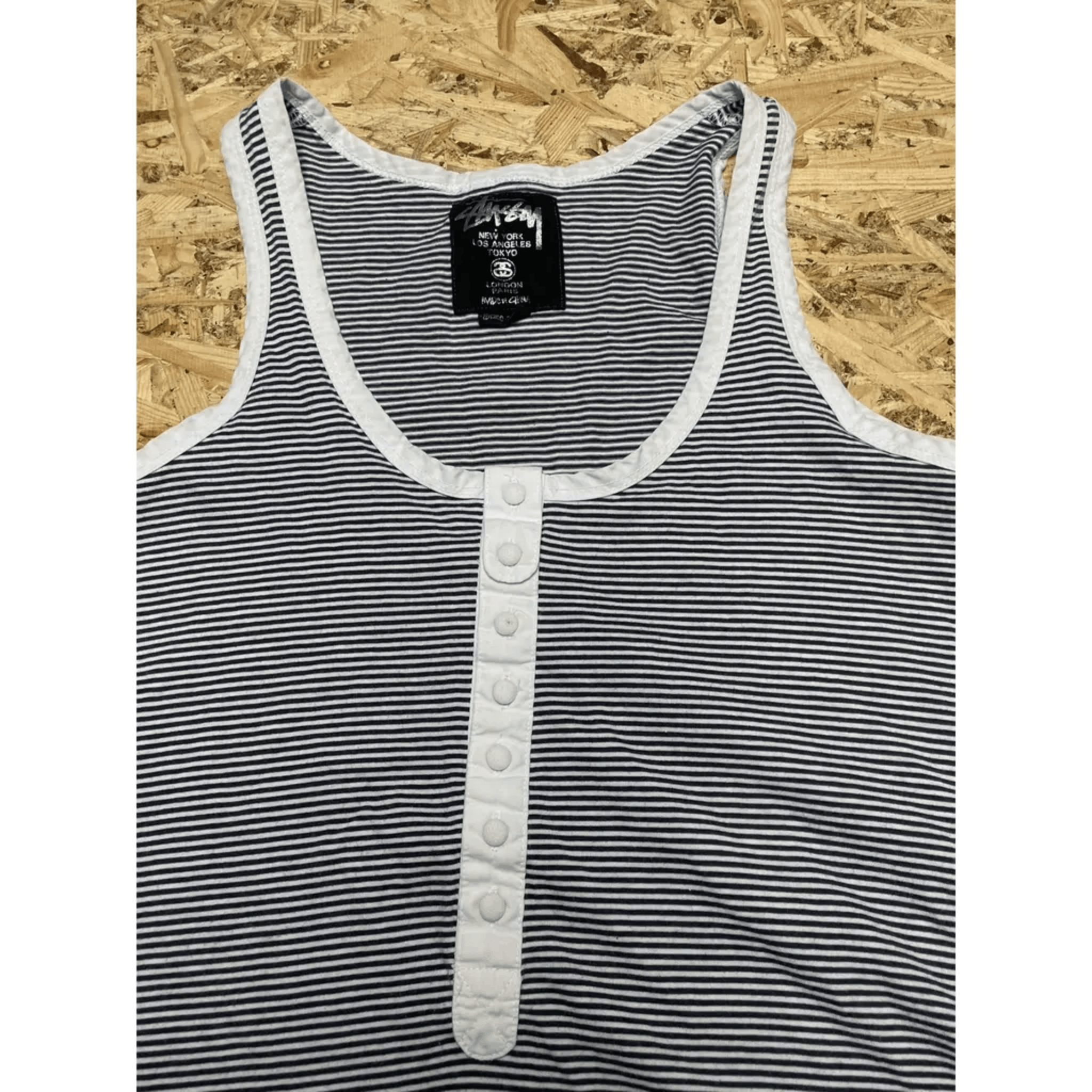 Stussy Stussy Striped Tank Top Size US L / EU 52-54 / 3 - 1 Thumbnail