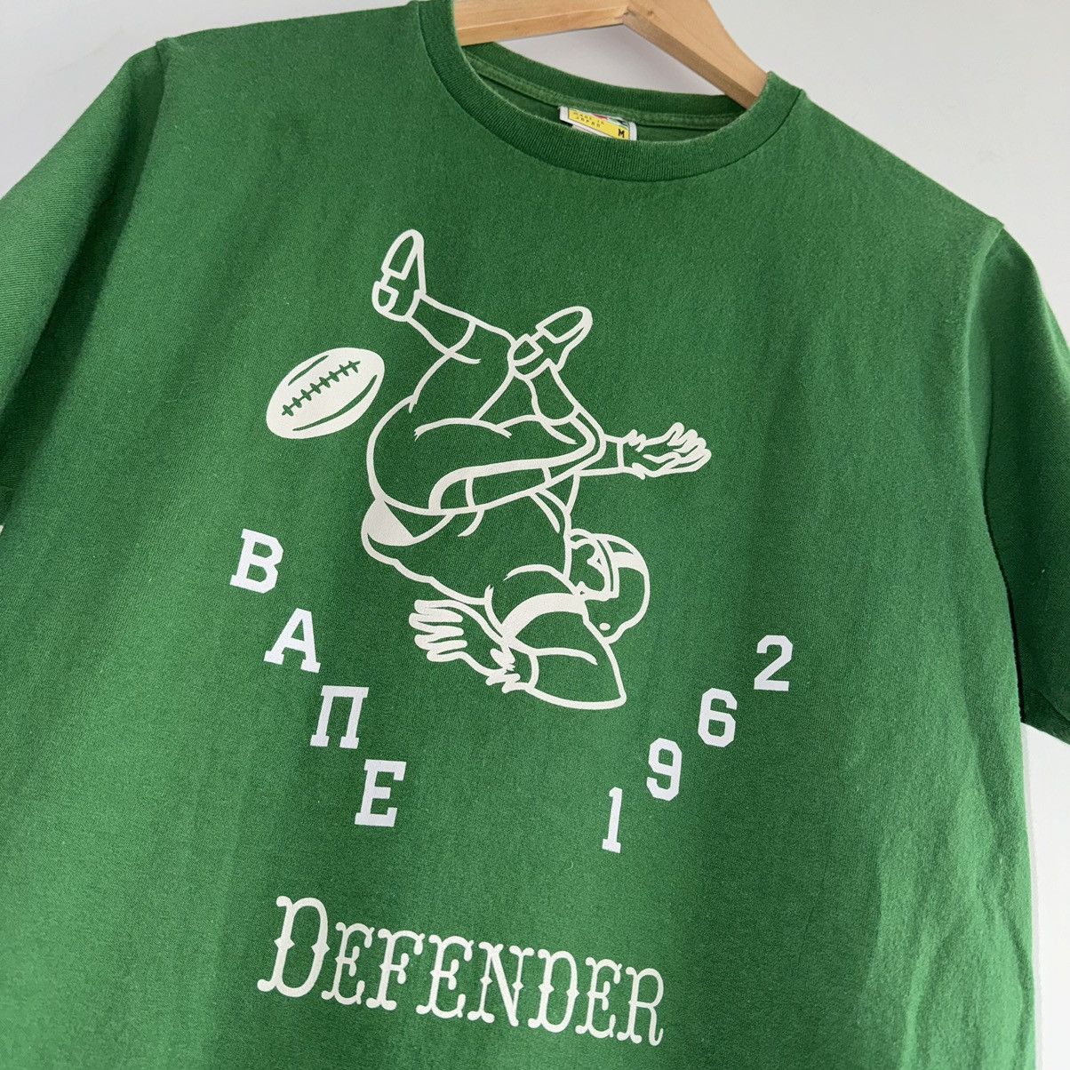 Bape OG Bape College Football Defender Tee Shirt Size US M / EU 48-50 / 2 - 2 Thumbnail