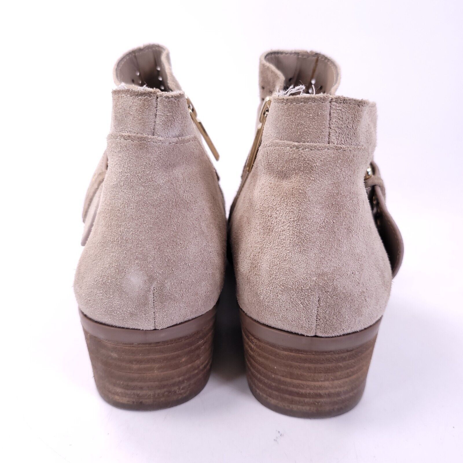 Karl Lagerfeld Karl Lagerfeld Amica Block Heel Boot Womens Size 9 Beige Size US 9 / IT 39 - 3 Thumbnail
