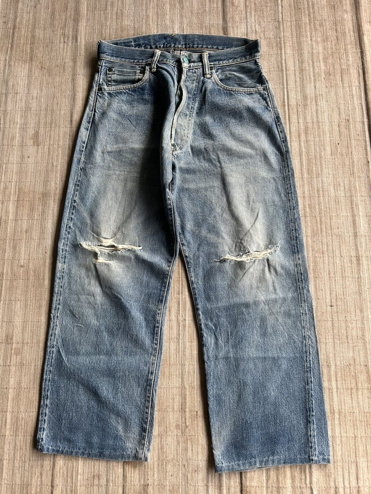 Evisu Vintage Evisu Yamane Selvedge distressed denim jeans Size US 30 / EU 46 - 5 Thumbnail