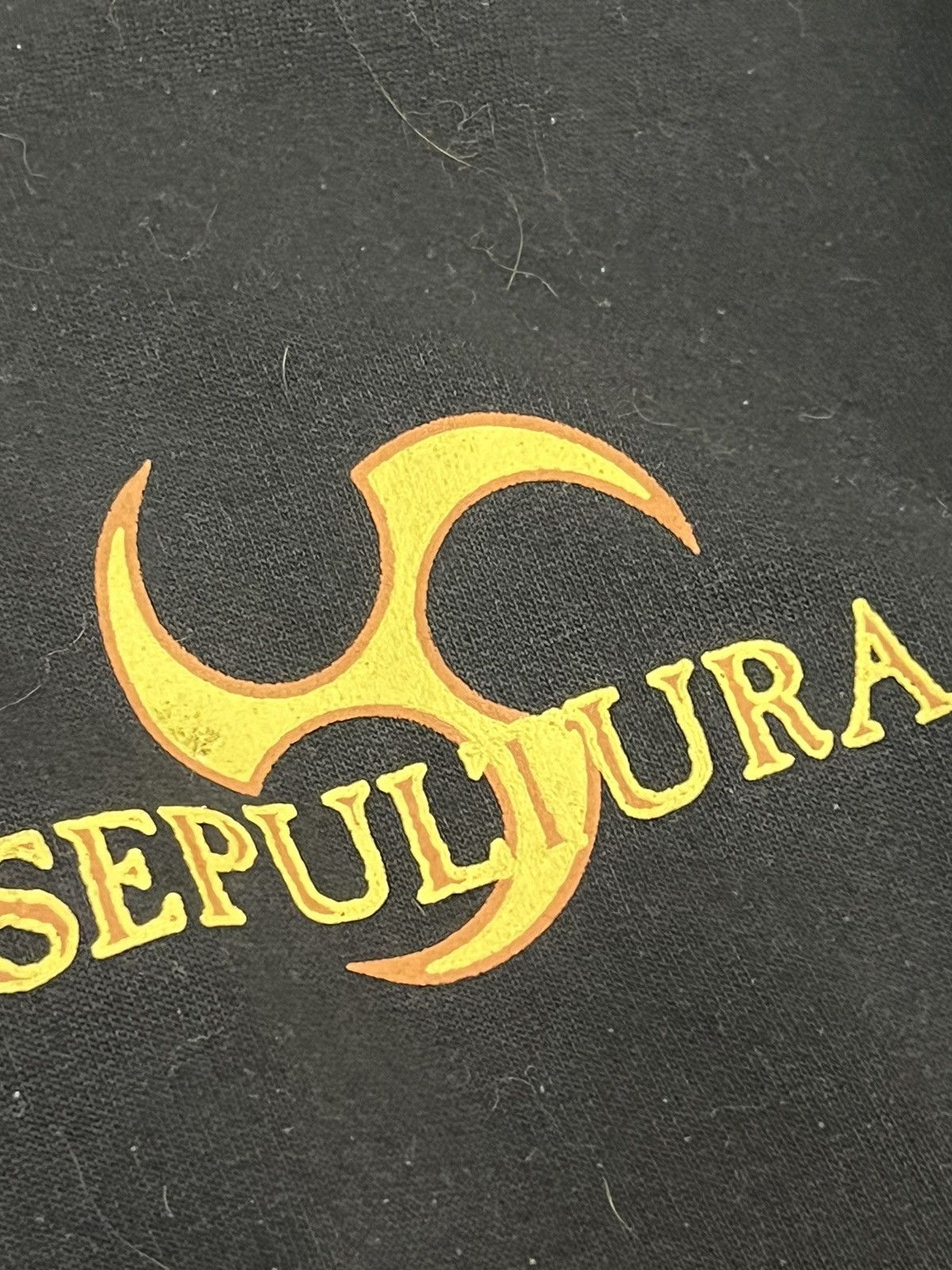 Band Tees Vintage 1993 / 1998 Sepultura Rock Band Hoodie Size US L / EU 52-54 / 3 - 16 Thumbnail
