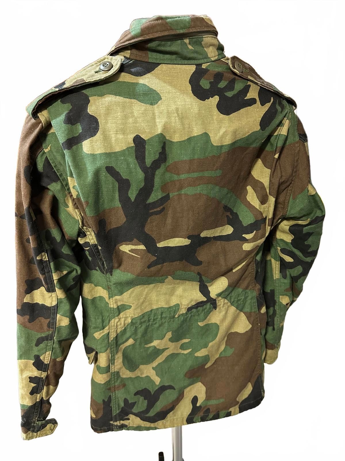 Other Vintage U.S. Army M-65 Field Jacket Woodland Camo Small 80s Size US S / EU 44-46 / 1 - 2 Thumbnail