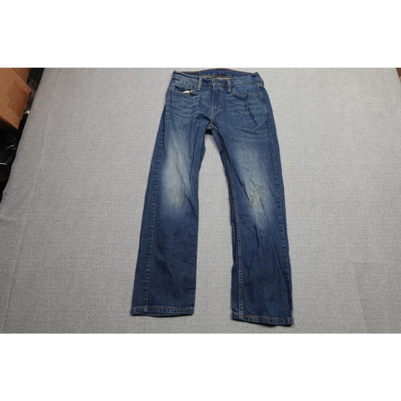 Levi's Levi's 559 Relaxed Straight Jeans Mens 30x30 Blue Medium Wash Denim Stretch Size US 30 / EU 46 - 3 Thumbnail