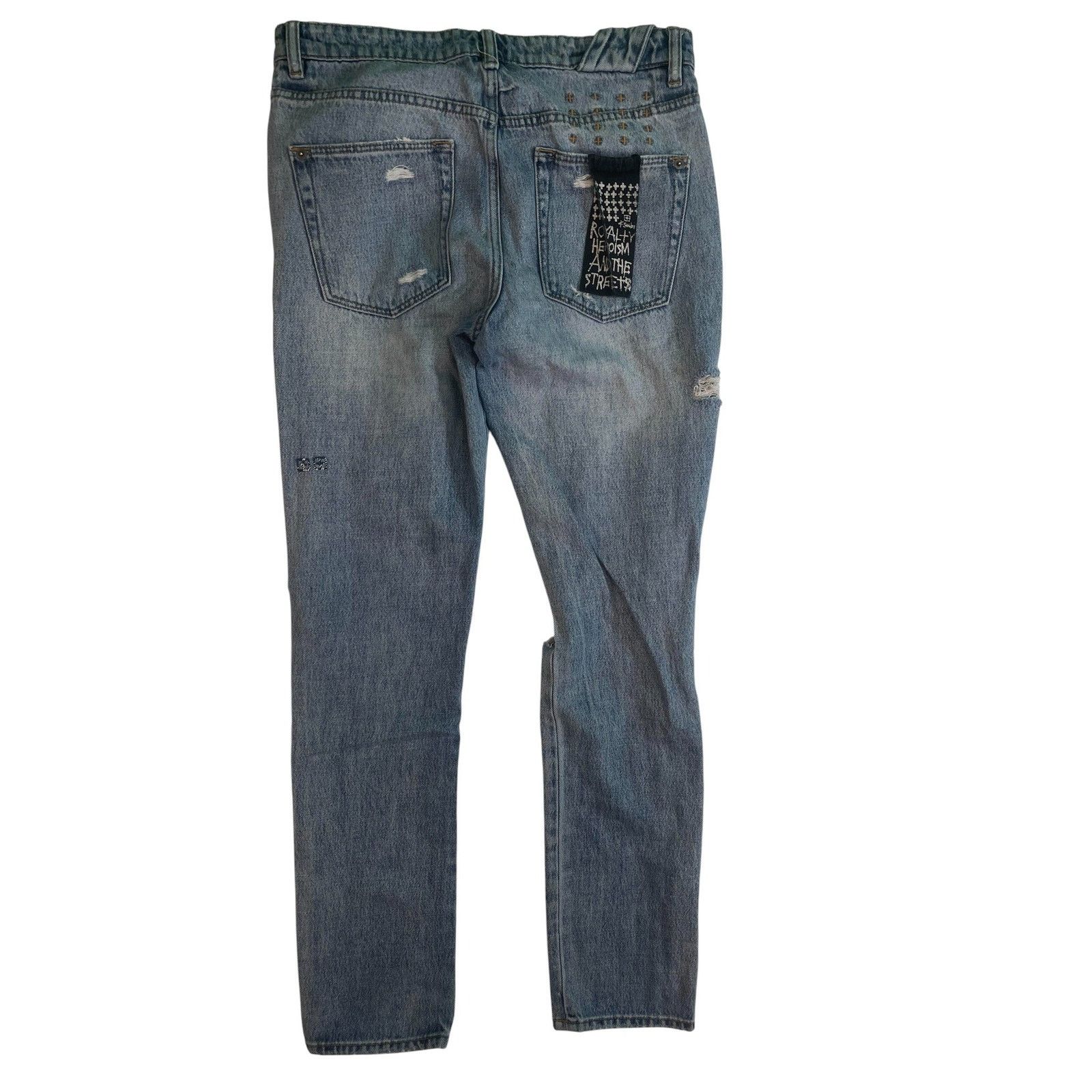 Ksubi Ksubi 'Knee Rip' Light Wash Jean Size US 31 - 4 Thumbnail