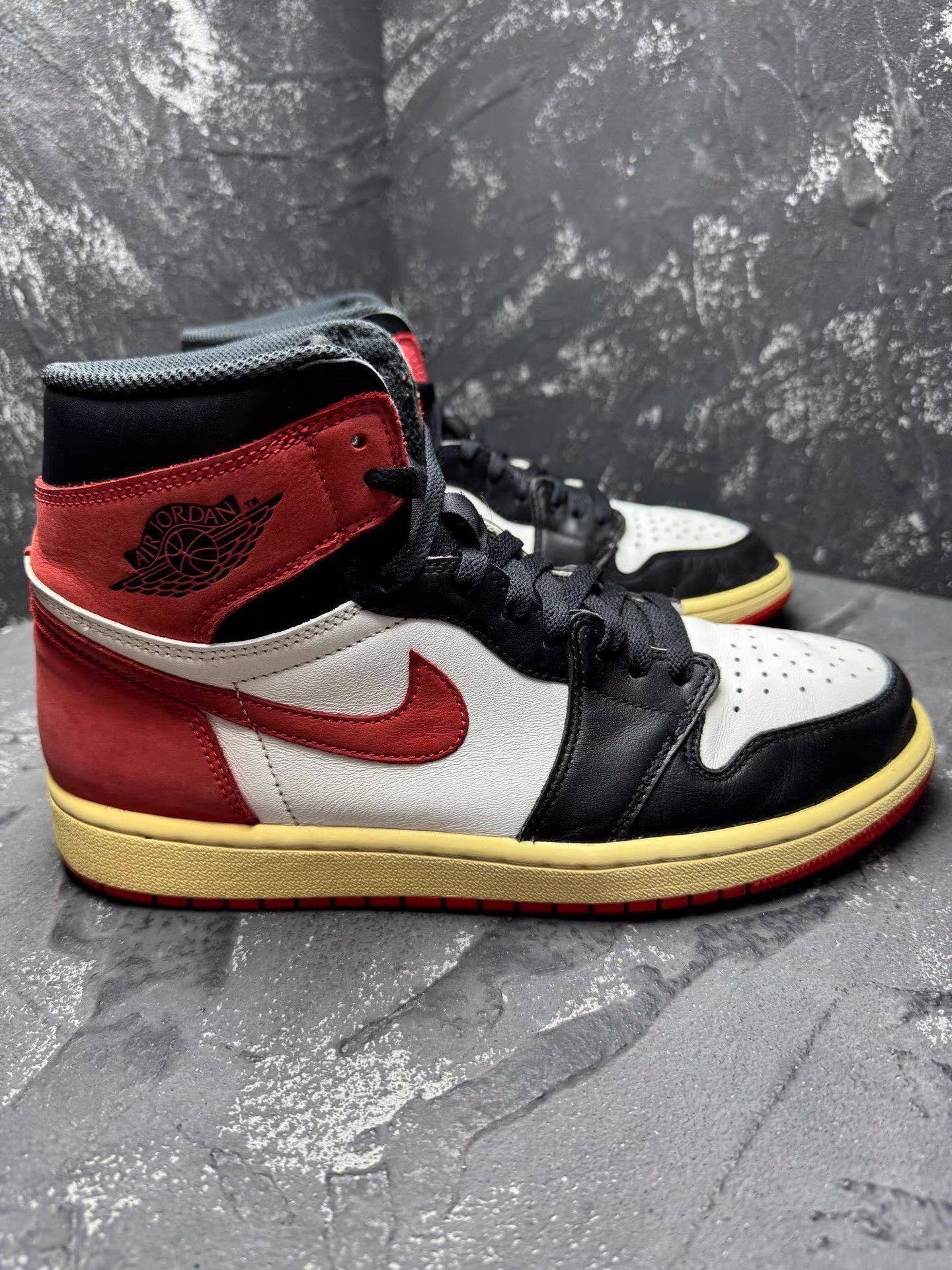 Nike Air Jordan 1 Six Championships Black & Red Q10 Size US 9.5 / EU 42-43 - 5 Thumbnail