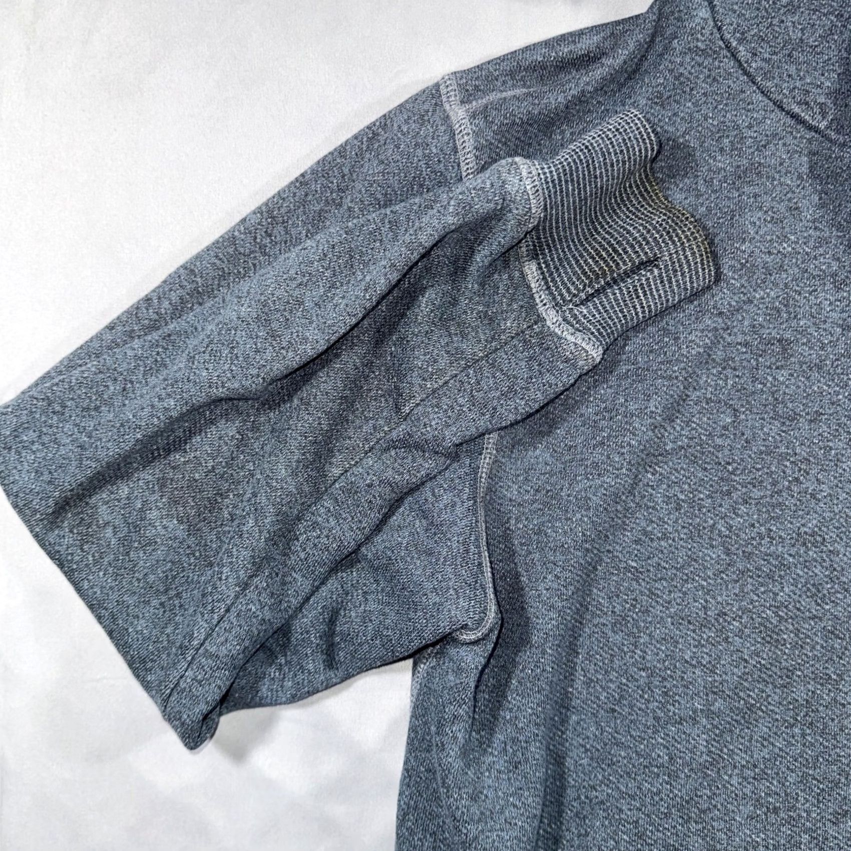 KangaROOS Iron & Resin Hoodie Mens M Blue Henley Kangaroo Pocket Knit Pullover Henley Hooded Sweatshirt Regular Crew Neck Long Sleeve Front Logo Pocket Size US M / EU 48-50 / 2 - 7 Thumbnail