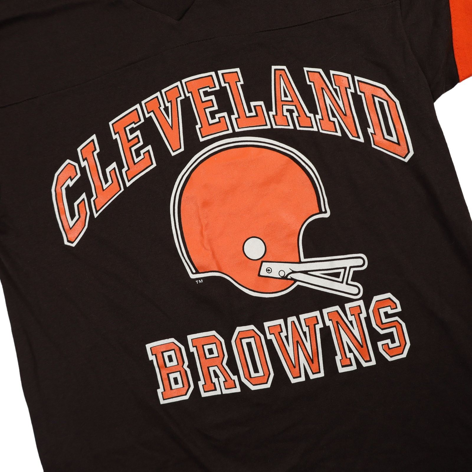 NFL × Vintage Vintage Logo 7 Cleveland Browns Graphic T Shirt Size US M / EU 48-50 / 2 - 3 Thumbnail
