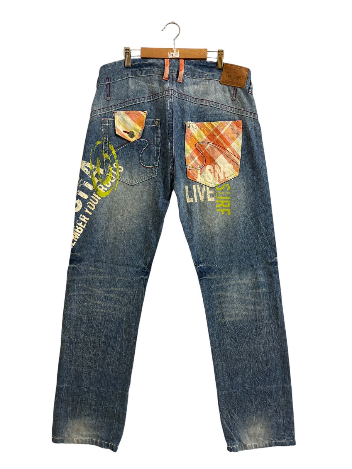 Vintage VINTAGE GOTCHA JEANS SIZE 35 Size US 35 - 8 Thumbnail