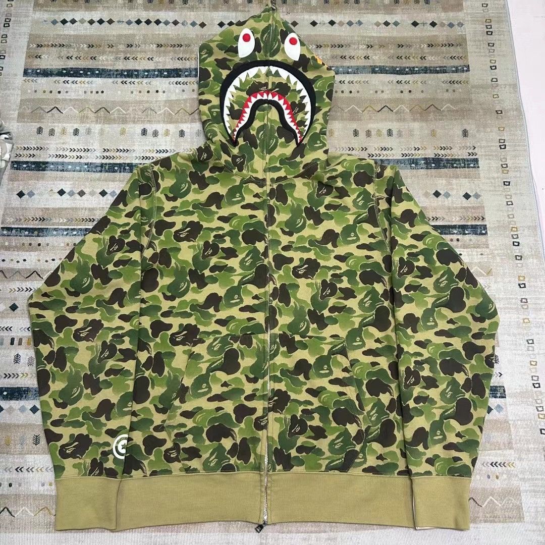 Bape BAPE CAMO SHARK FULL ZIP HOODIE Size US L / EU 52-54 / 3 - 1 Thumbnail