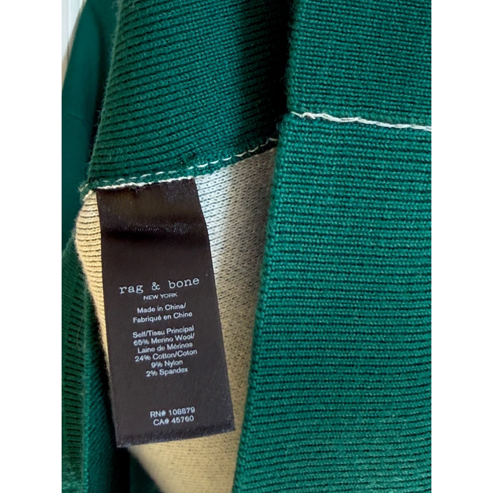 Rag & Bone Rag and Bone Green Sweatshirt NWT - Large Size US L / EU 52-54 / 3 - 7 Thumbnail