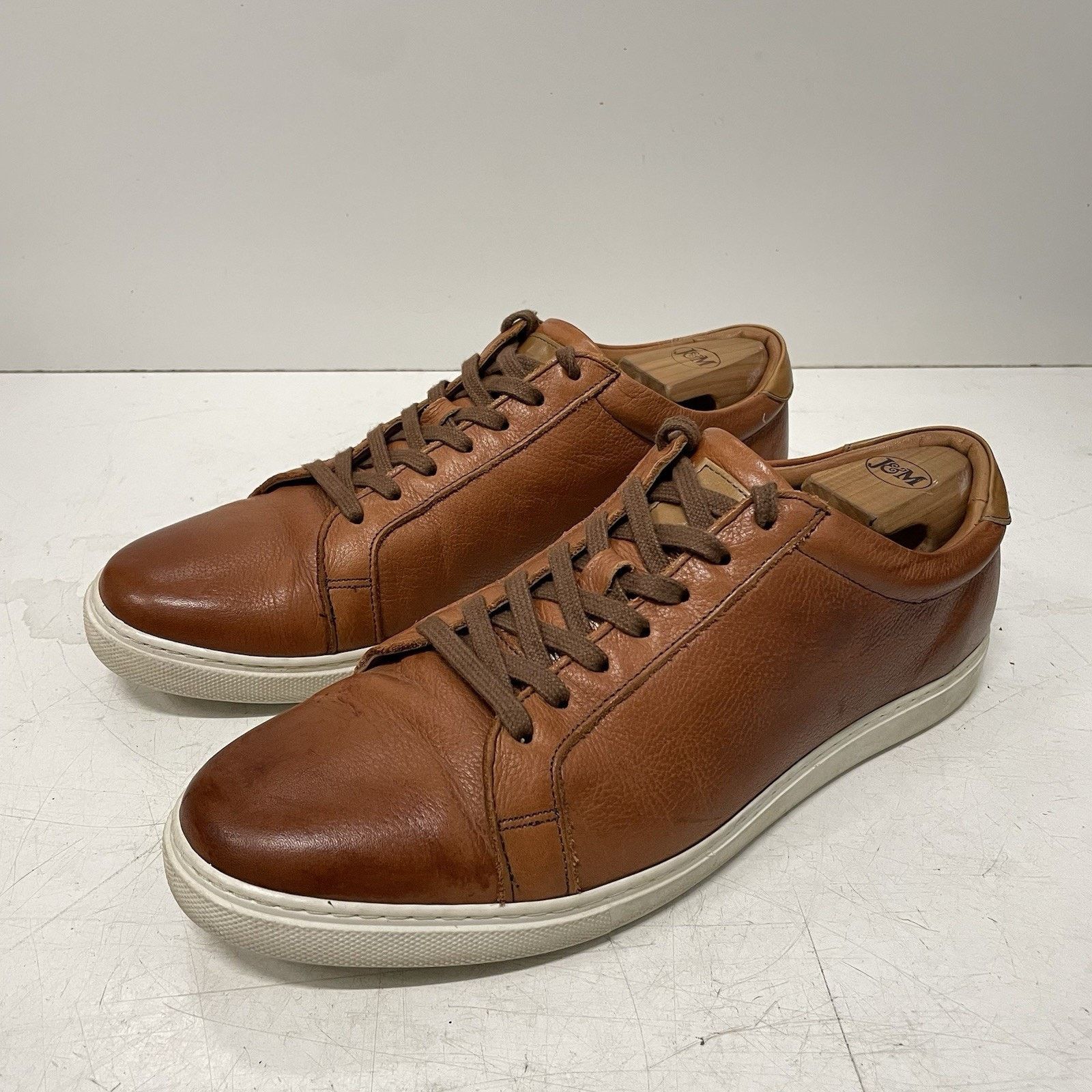 Allen Edmonds Allen Edmonds Courtside Sneakers Men’s Sz 10.5 Brown Leather Size US 10.5 / EU 43-44 - 1 Thumbnail