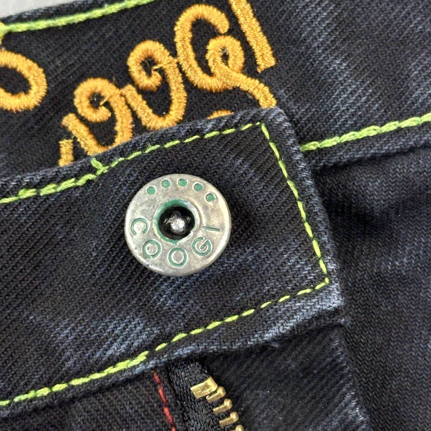 Coogi VINTAGE Coogi Shorts Mens 36 Black Baggy Embroidered Hip Hop Streetwear Y2K Size US 36 / EU 52 - 7 Thumbnail