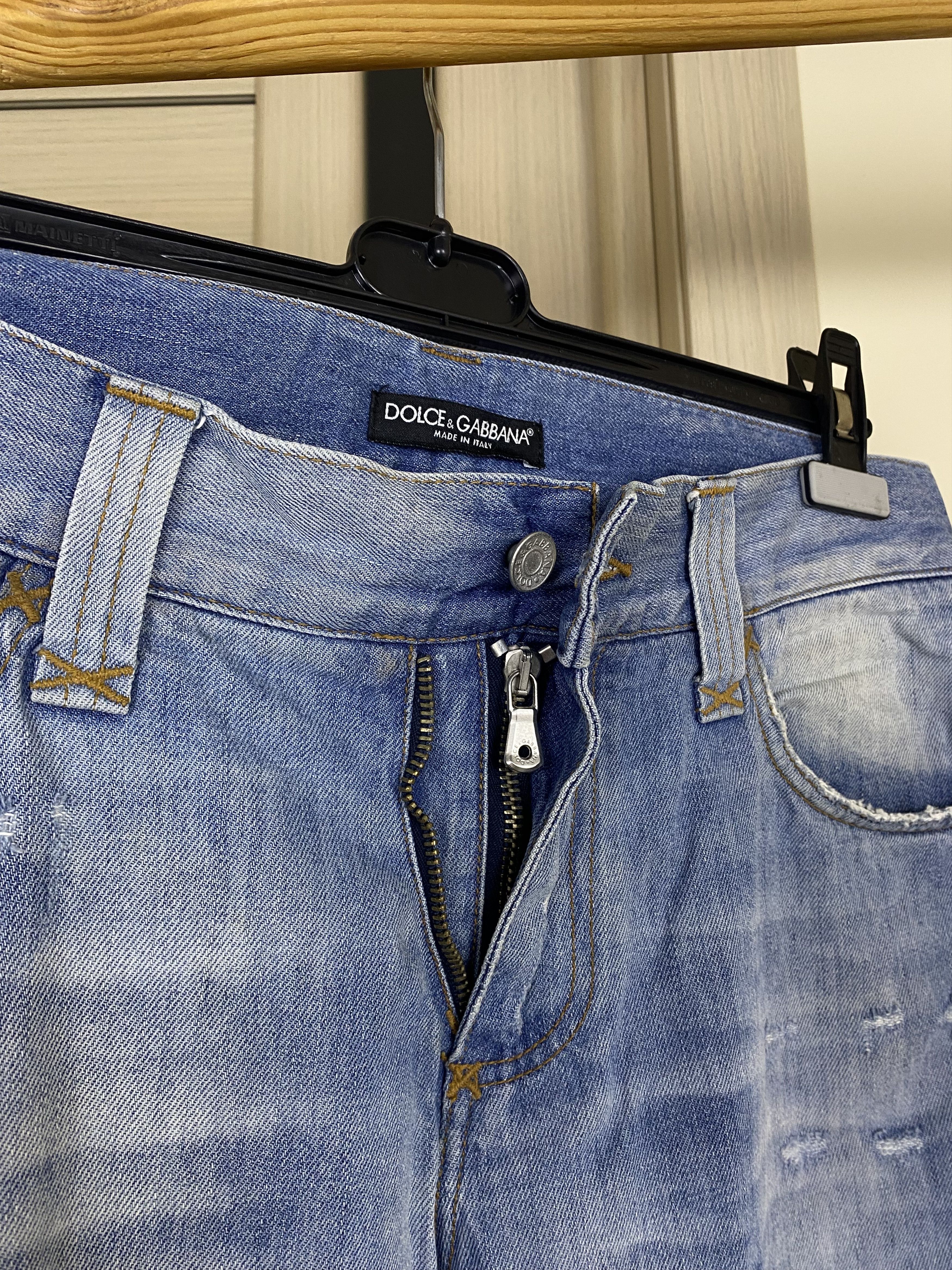 Dolce & Gabbana Dolce Gabbana marina yachting distressed washed jeans Size US 32 / EU 48 - 7 Thumbnail