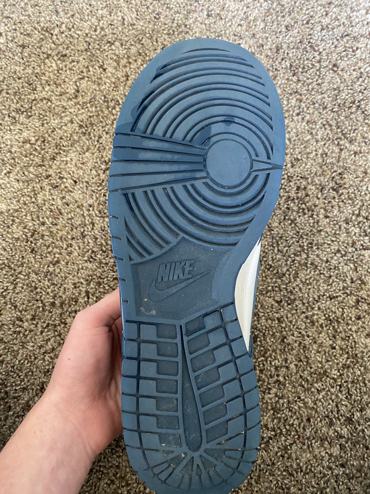Nike Nike Dunk Low Retro Navy and White Size US 11 / EU 44 - 3 Thumbnail