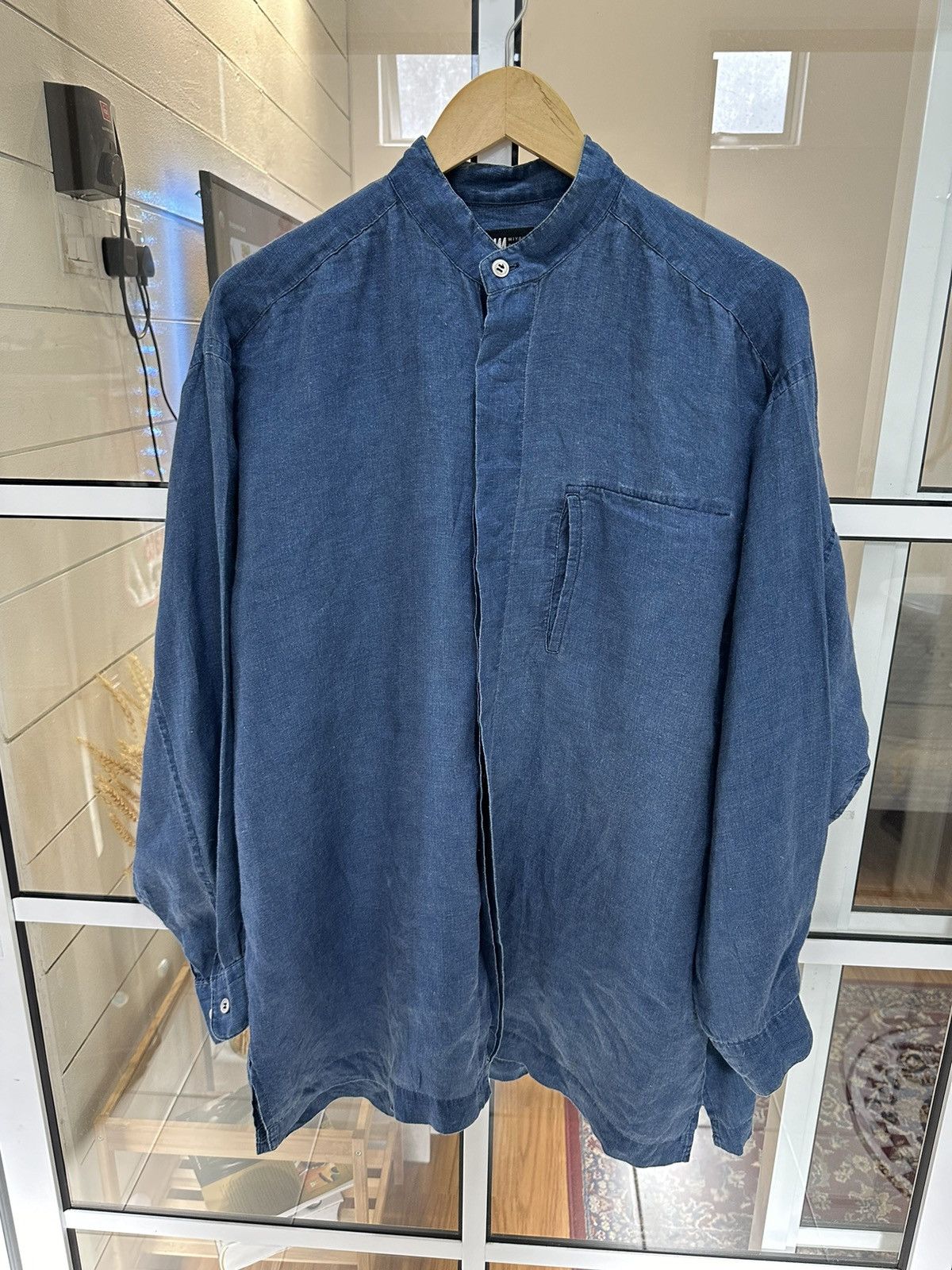 Issey Miyake 1980-Issey Miyake IM Product Denim Hidden Button (Oversized) Size US XL / EU 56 / 4 - 13 Thumbnail
