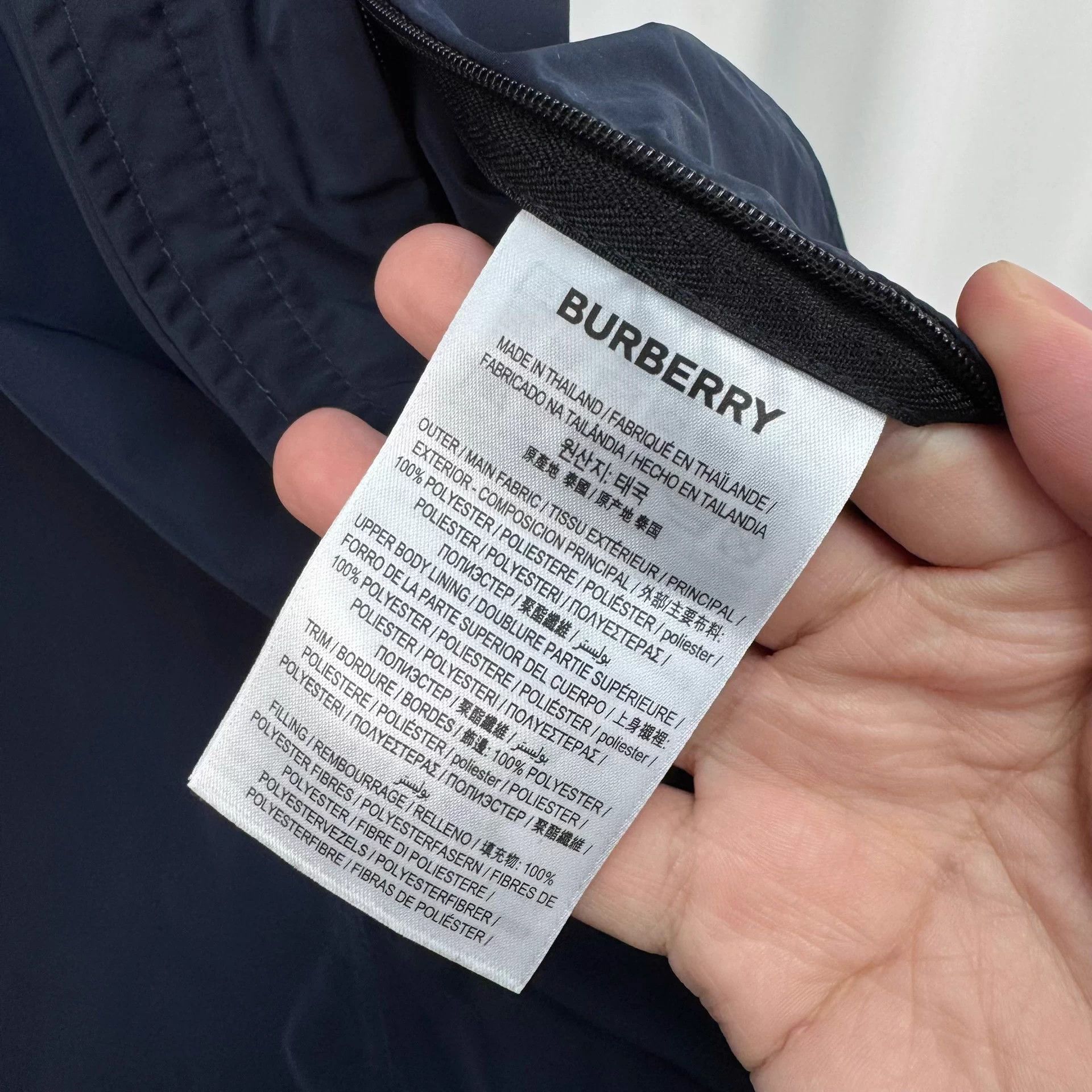 Burberry Burberry Rubber Logo Nylon Jacket 46 99 New Size US S / EU 44-46 / 1 - 6 Thumbnail