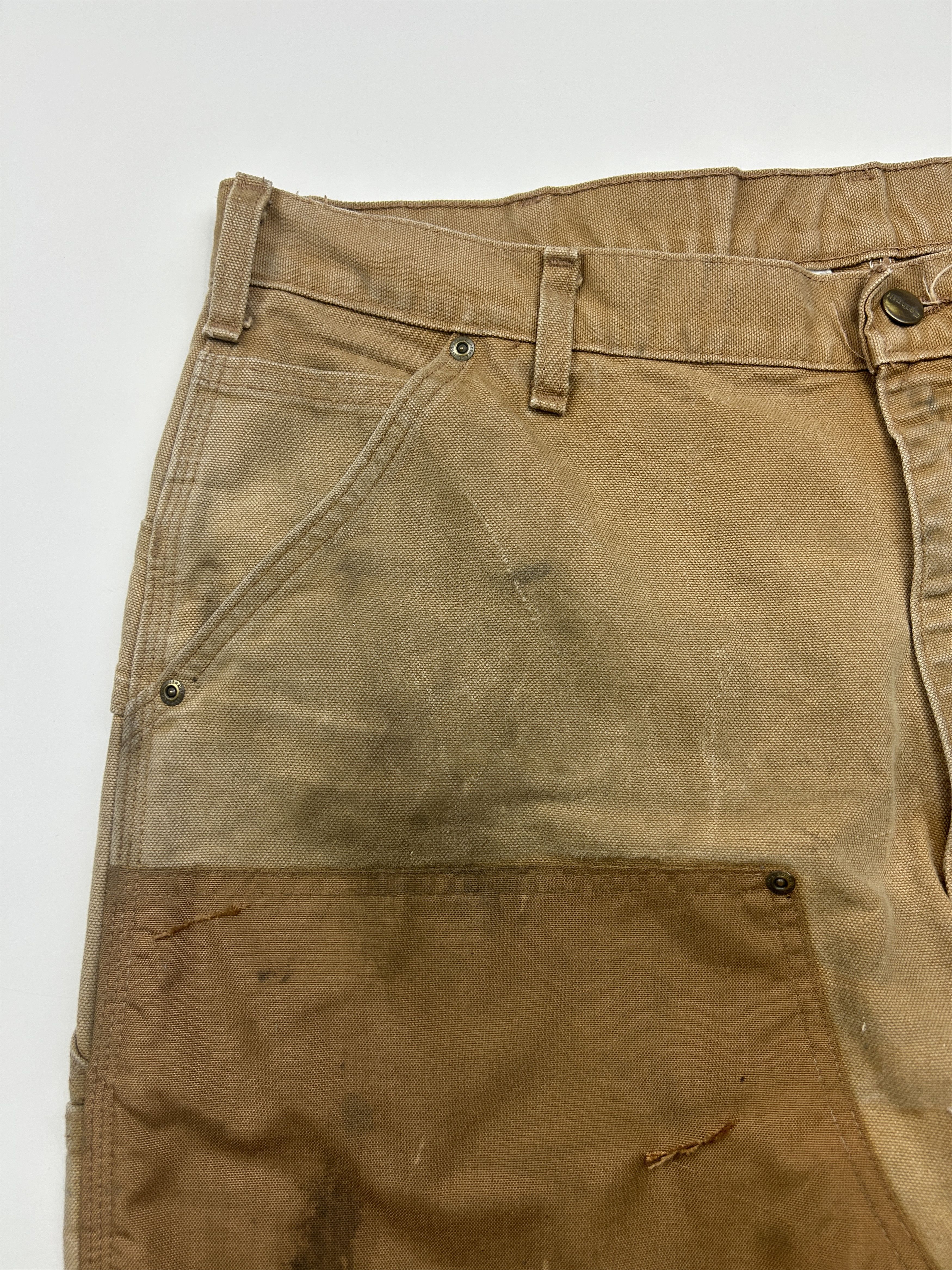 Carhartt Carhartt Canvas Double Knee Dungaree Pants 40 Beige B292 Size US 40 / EU 56 - 4 Thumbnail