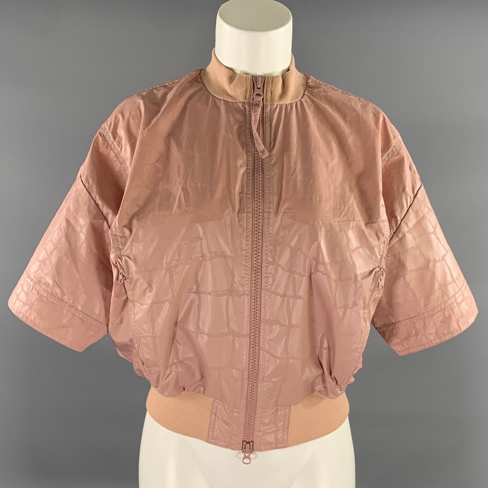 Stella McCartney STELLA McCARTNEY Size S Pink Polyester Giraffe Jacket Size S / US 4 / IT 40 - 1 Thumbnail