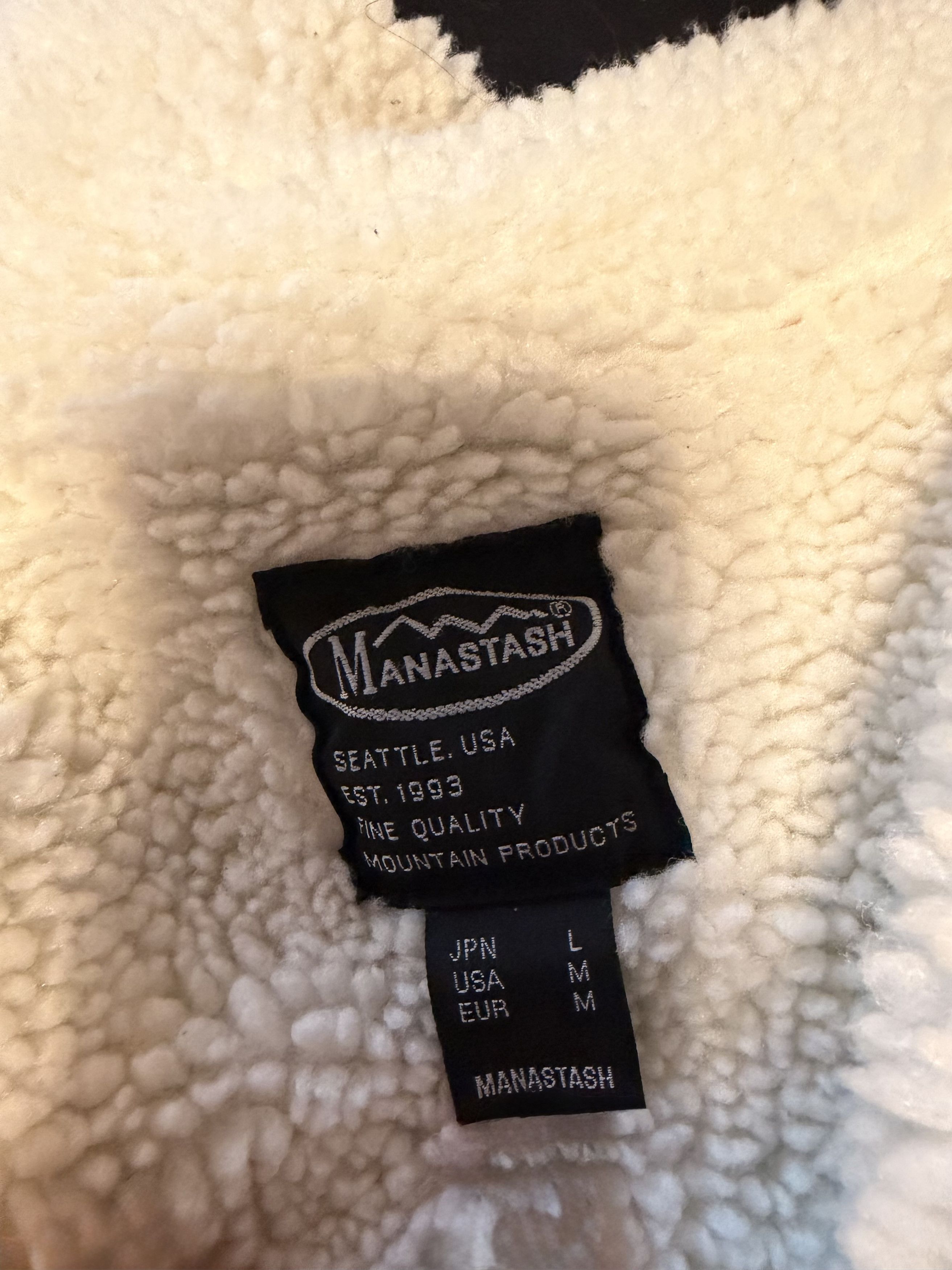 Manastash Manastash Sherpa Lined Denim Jacket Blue Fleece Lined Rare Size US M / EU 48-50 / 2 - 3 Thumbnail