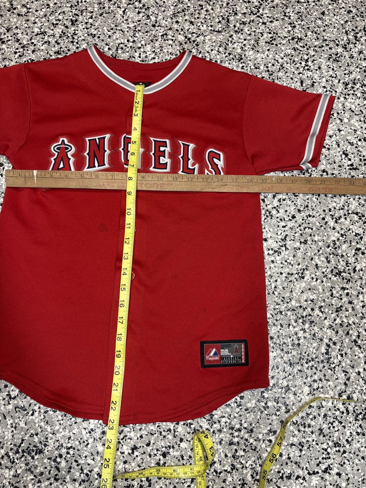 MLB Vintage MLB Anaheim Angels “TROUT #27” Jersey Size YM/L 0574 Size US M / EU 48-50 / 2 - 6 Thumbnail