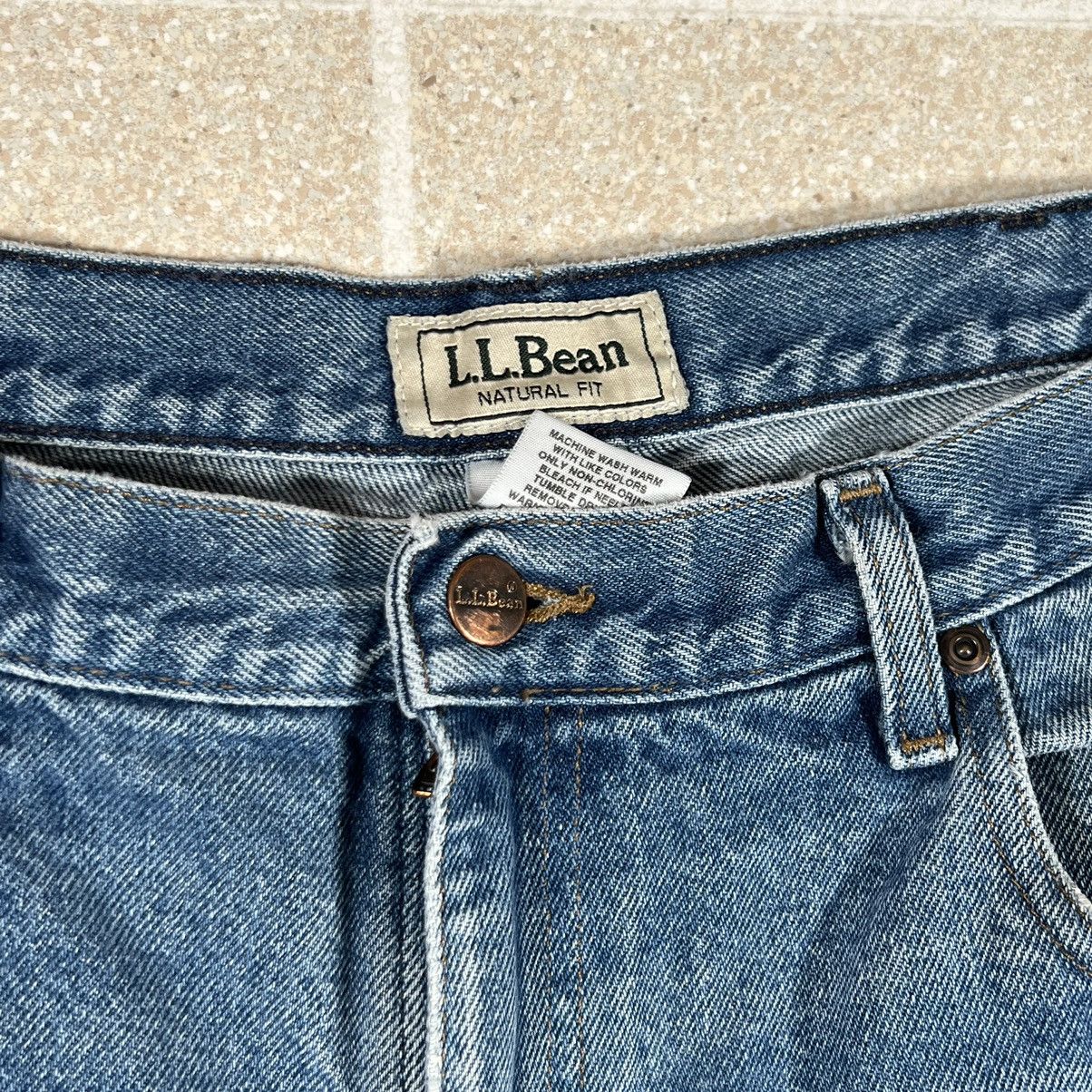 L.L. Bean × Vintage LL Bean Jeans Mens Natural Fit Straight Leg Workwear Denim Size US 38 / EU 54 - 7 Thumbnail