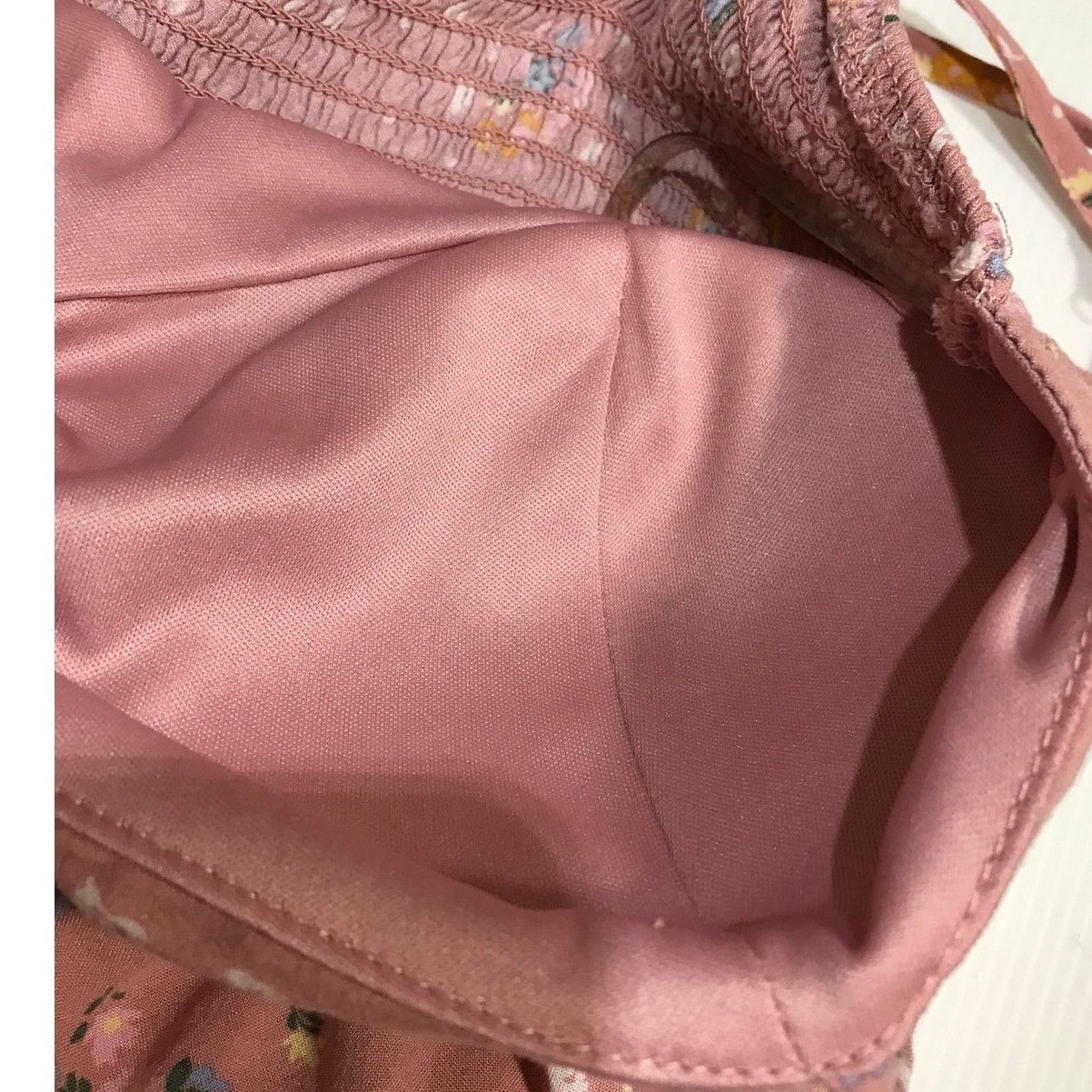 Other A.U.W. Pink Floral A-line Mini Sundress Juniors XL Size XL / US 12-14 / IT 48-50 - 5 Thumbnail