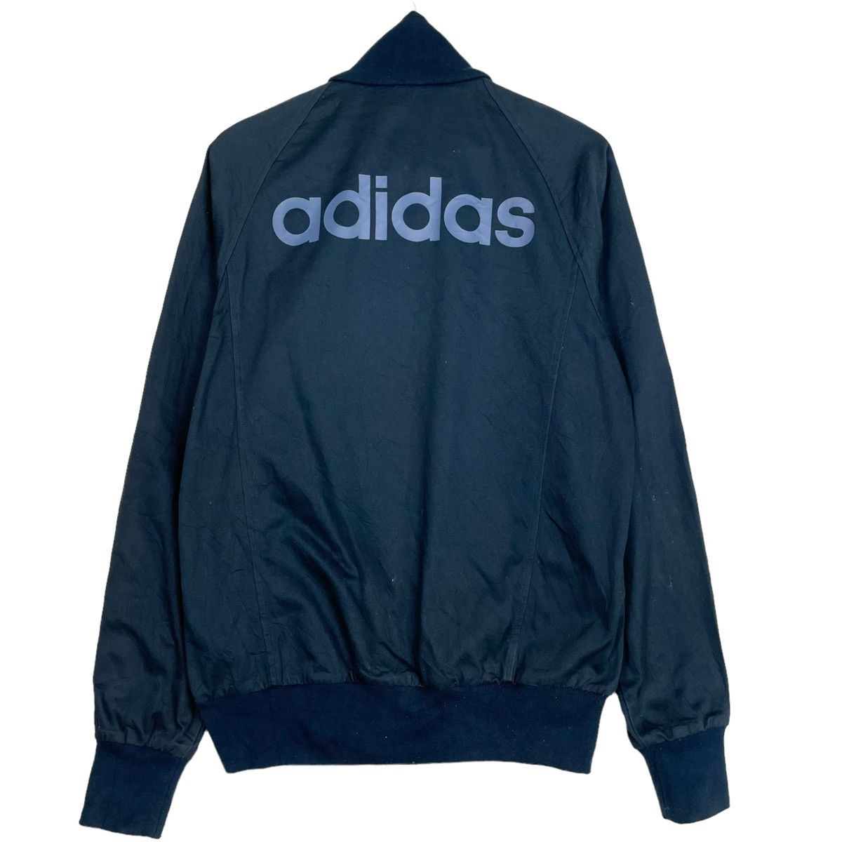 Adidas × Other 💥NAVY ADIDAS STRIPED TRACKTOP JACKET Size US L / EU 52-54 / 3 - 8 Thumbnail
