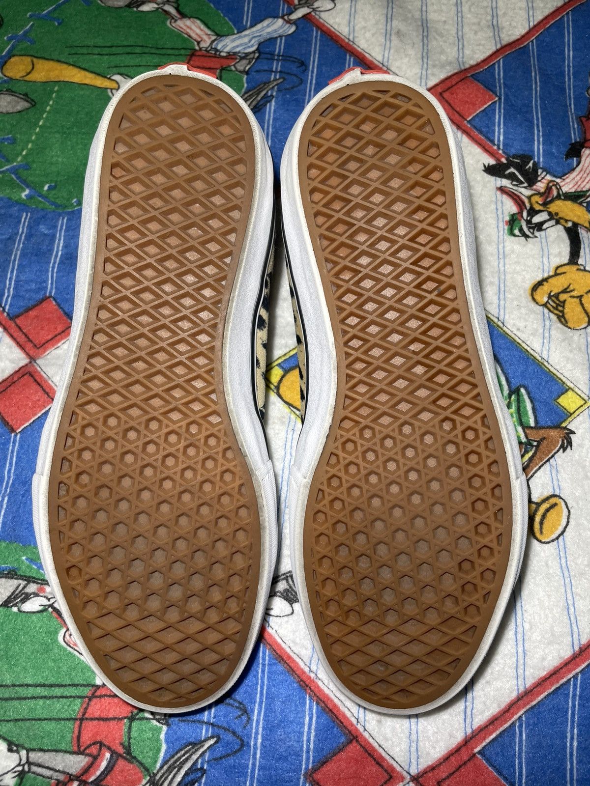 Supreme × Vans Supreme Vans Cheetah Velvet Royal Blue Sz 11.5 Size US 11.5 / EU 44-45 - 9 Thumbnail