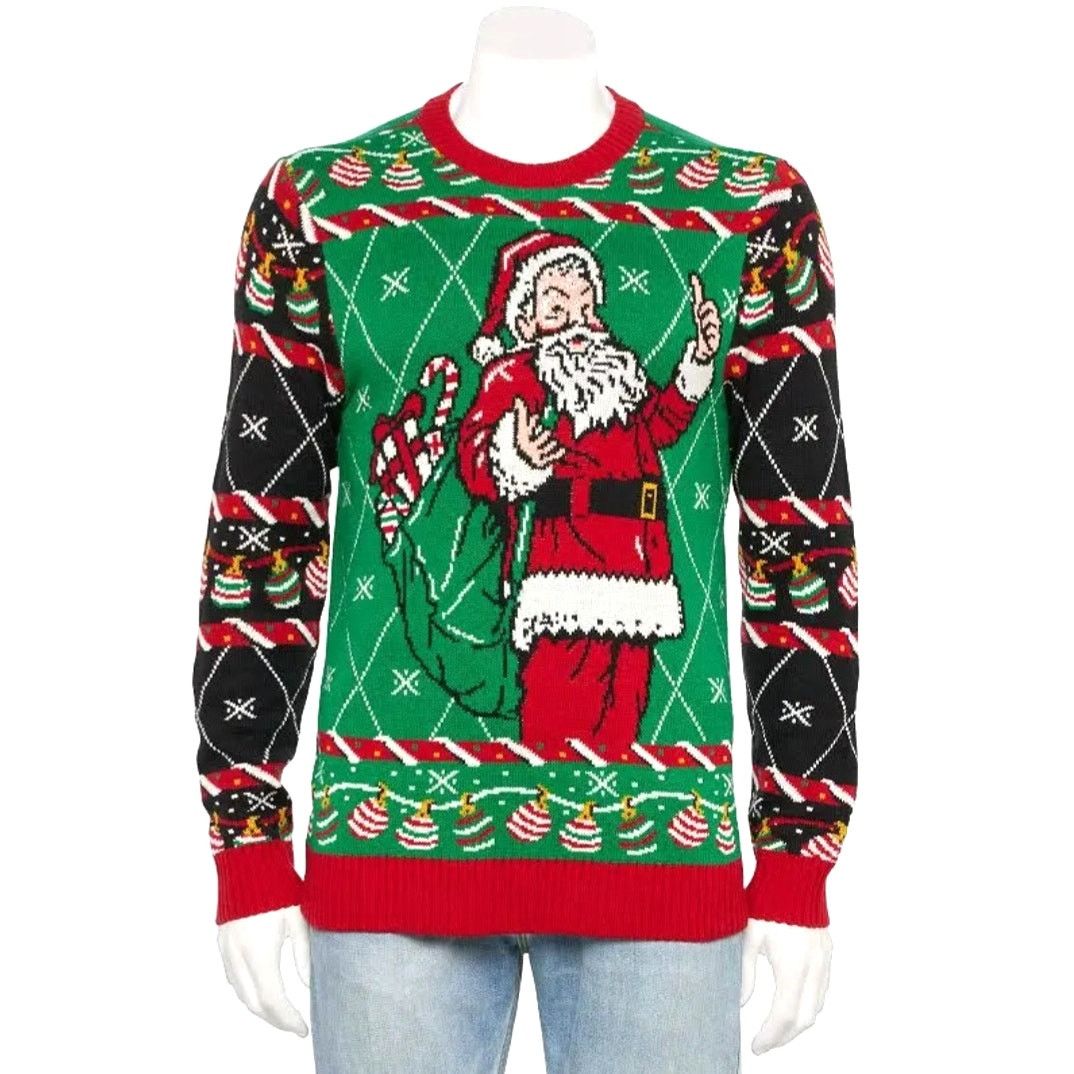 & Other Stories Men's Santa Claus & Decorations Holiday Ugly Sweater Size US M / EU 48-50 / 2 - 1 Thumbnail