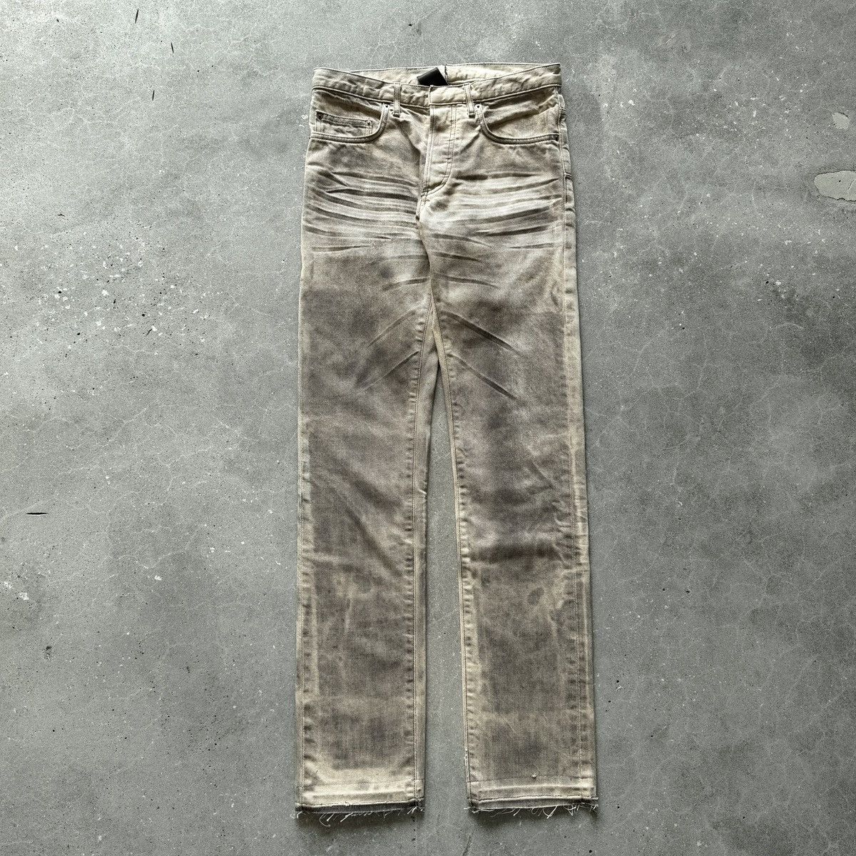 Dior Dior Homme Dirt Wash Denim By Hedi Slimane Size US 29 - 1 Thumbnail