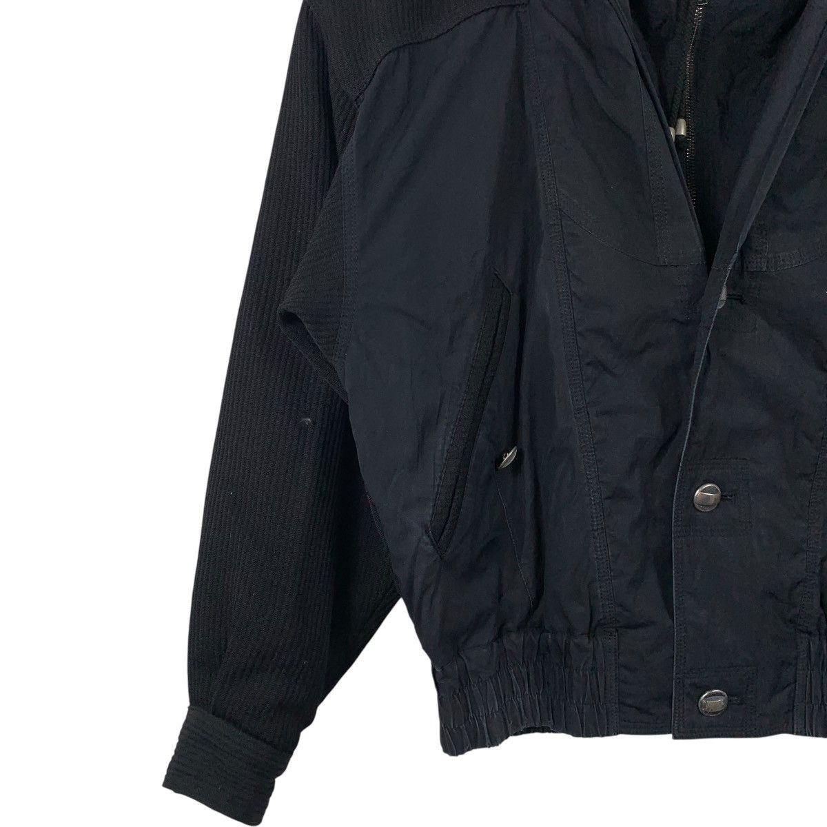Vintage Vintage BLACK PIA Motorsport Double Collar Bomber Jacket Size US S / EU 44-46 / 1 - 6 Thumbnail
