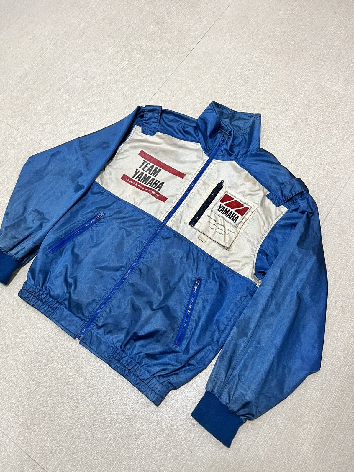 Yamaha TEAM YAMAHA Jacket Racing VG condition limited From JAPAN Size US L / EU 52-54 / 3 - 1 Thumbnail