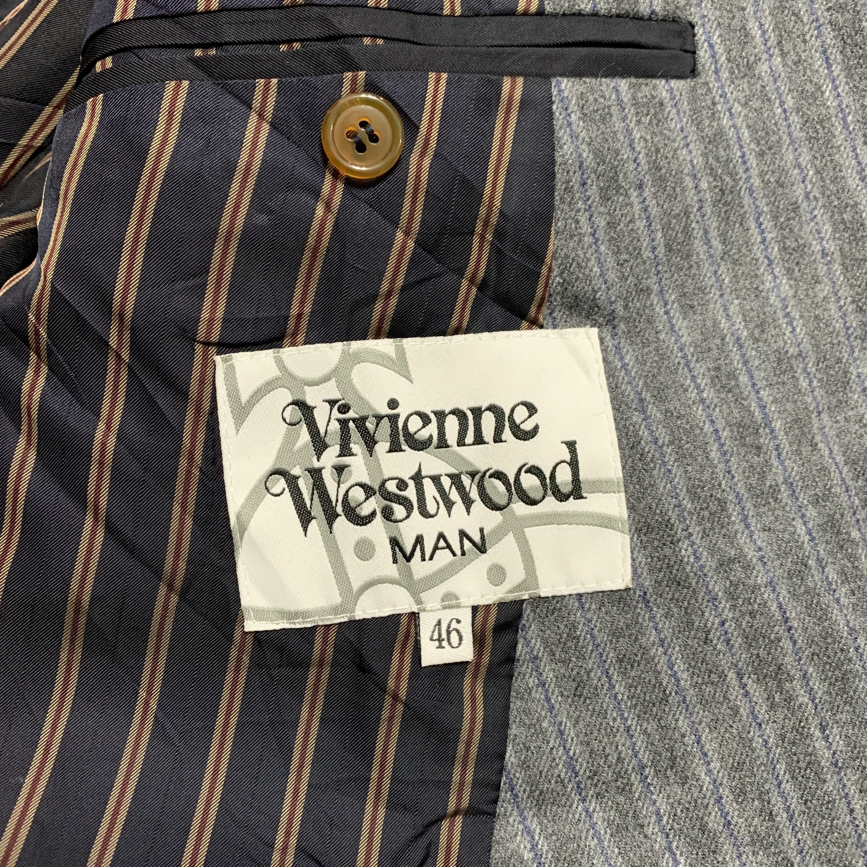 Vivienne Westwood Vivienne Westwood Man Stripe Jacket Size US S / EU 44-46 / 1 - 5 Thumbnail