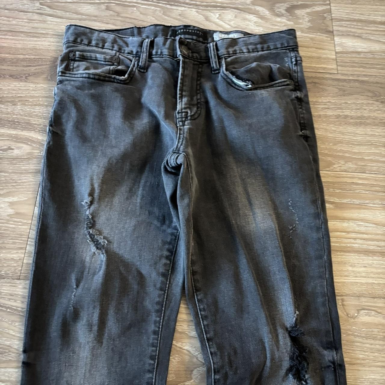 Vintage Crazy Vintage Y2K/20000s Grunge Faded Distressed Skinny Denim Jeans! 29x29 Size US 29 - 5 Thumbnail