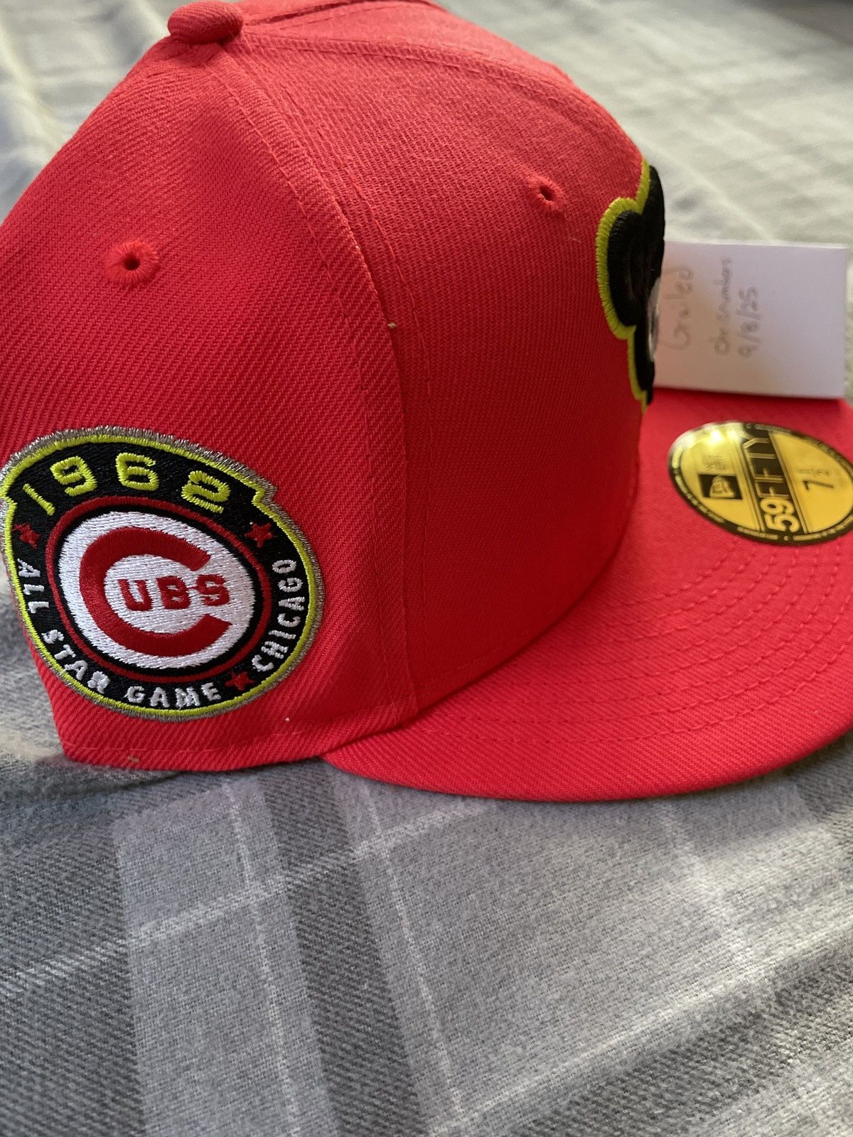 Hat Club Hat Club Neon Chicago Cubs 1962 ASG Patch Fitted 7 1/2 Size ONE SIZE - 3 Thumbnail
