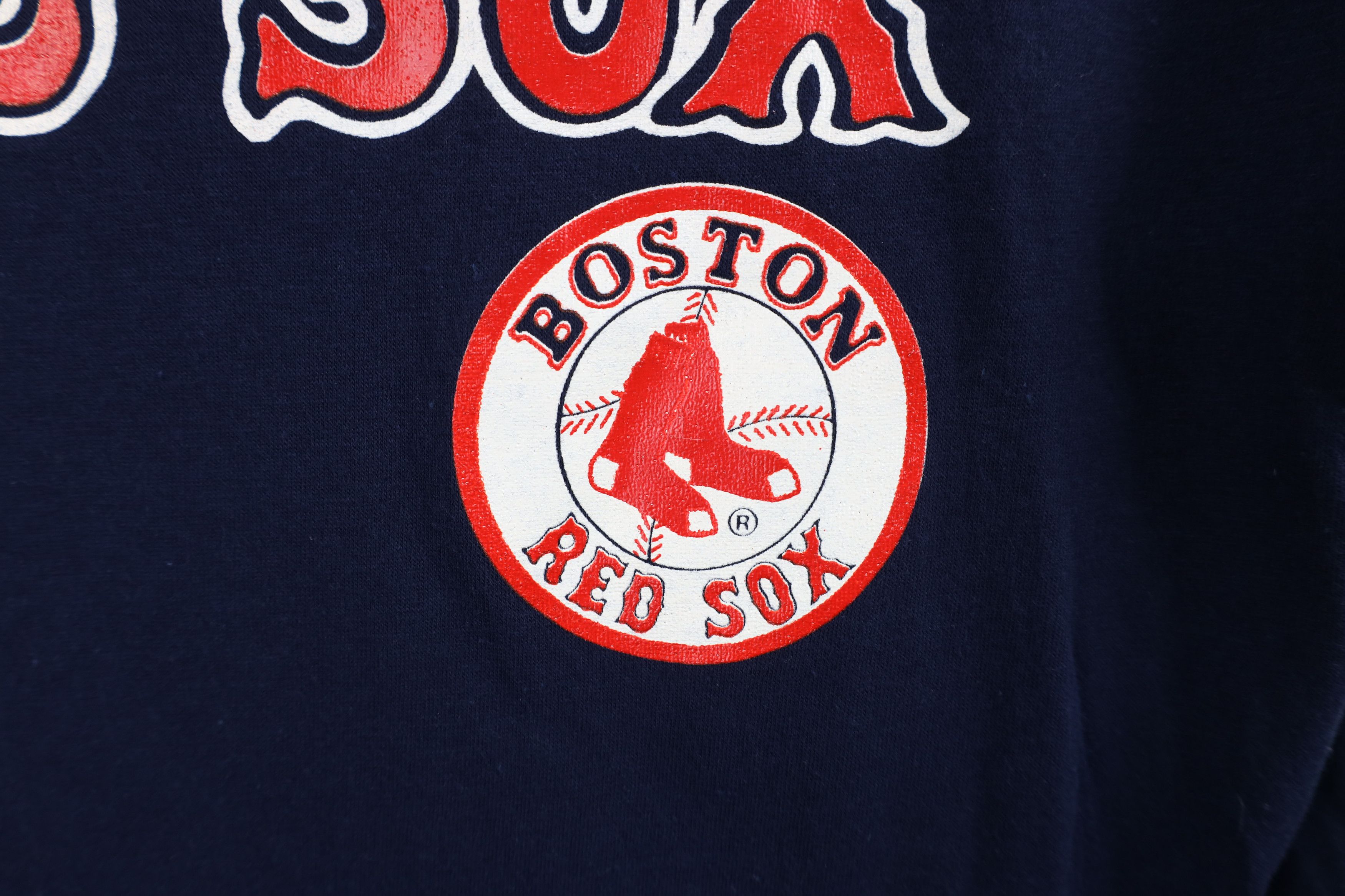 Vintage Vintage 80s 90s Boston Red Sox Baseball T-Shirt Blue USA Size US L / EU 52-54 / 3 - 5 Thumbnail