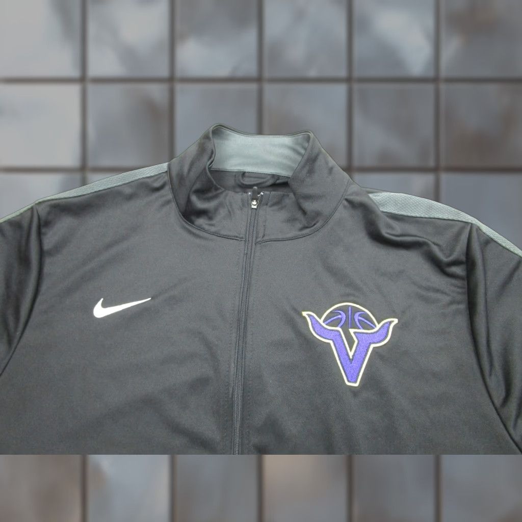Nike Nike Jacket Mens M Black Full Zip Basketball Warm Up Pockets Zipped Pockets Lightweight Track Jacket Casual Activewear 90s Valencia Santa Clarita Size US M / EU 48-50 / 2 - 1 Thumbnail