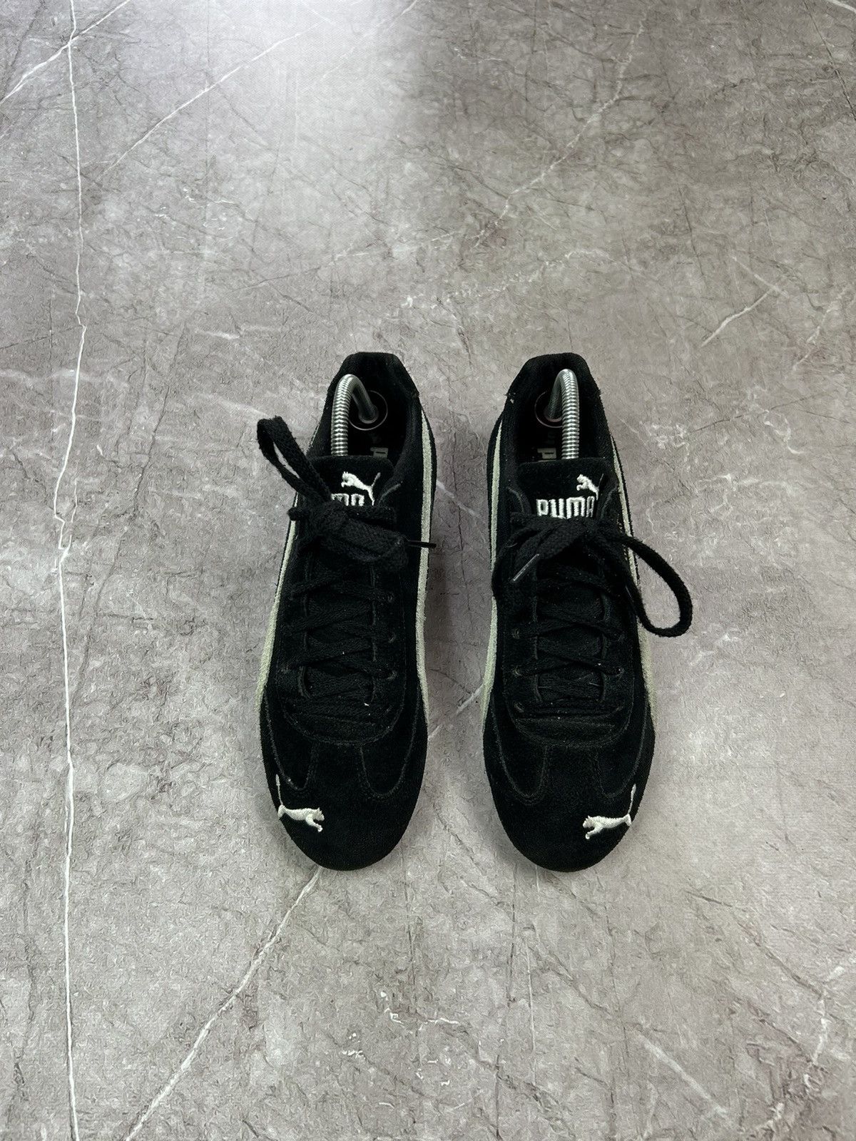 Puma × Vintage Vintage Puma Speed Cat Black Suede Sneakers Size US 5.5 / EU 38 - 4 Thumbnail