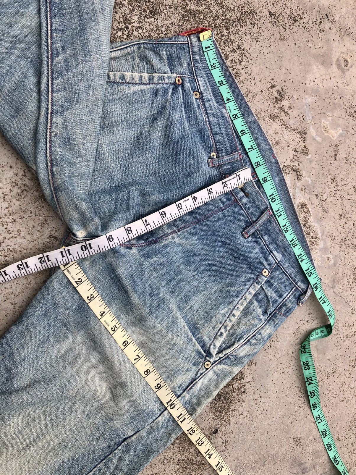 Levi's × Vintage VINTAGE BLUE SELVEDGE LEVIS DENIM Size US 32 / EU 48 - 15 Thumbnail