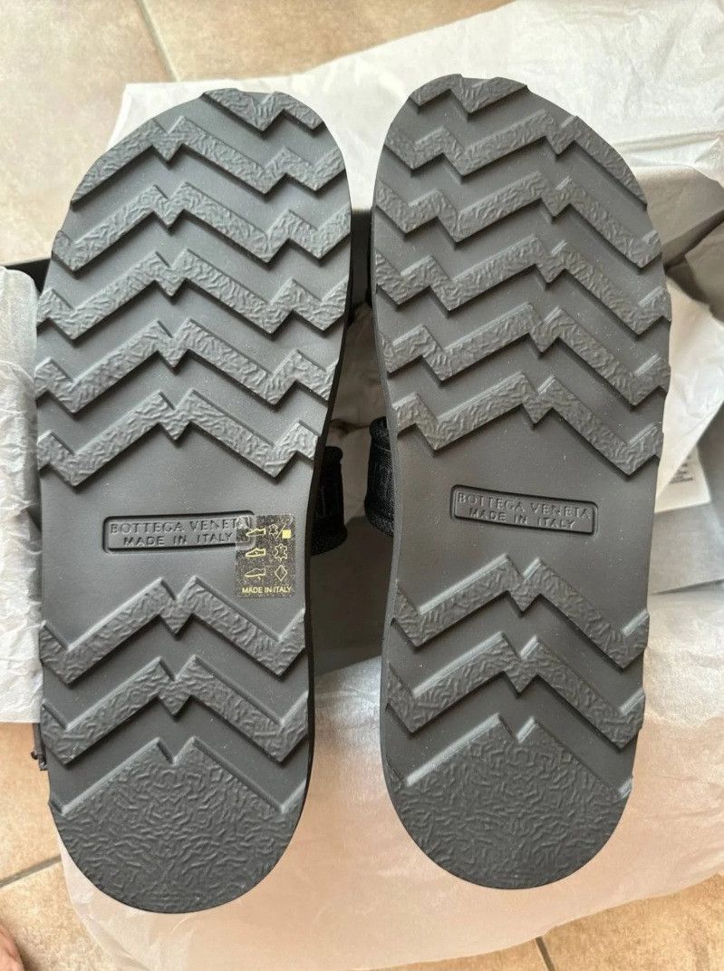 Bottega Veneta Bottega Veneta Leather & Canvas Strap Slide Sandals Size US 10 / EU 43 - 5 Thumbnail