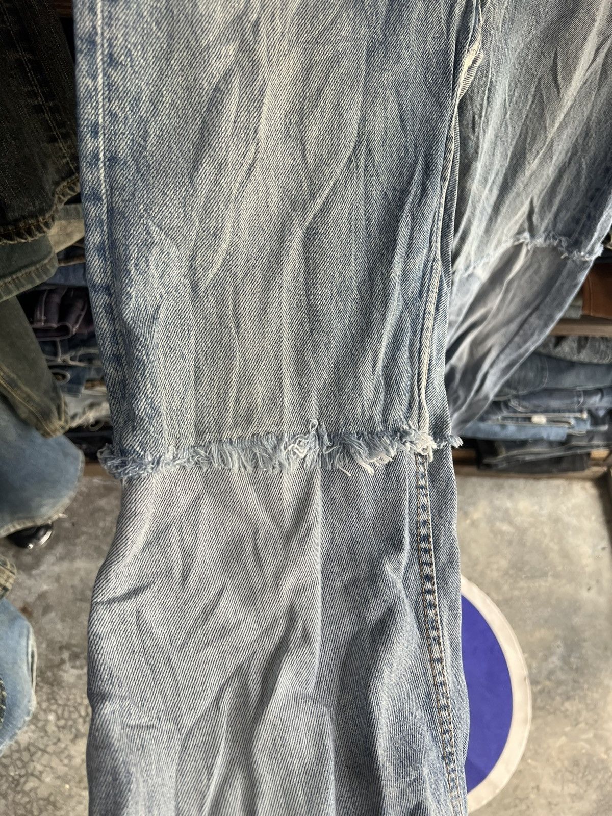 Levi's 🔥Vintage Levis 501 Distressed Denim Size US 28 / EU 44 - 7 Thumbnail