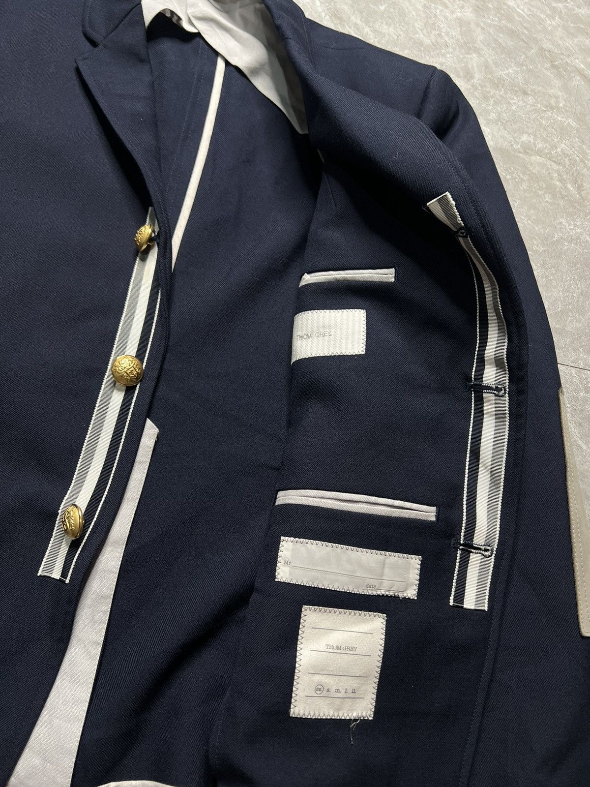 Thom Browne Thom Grey By Thom Browne Sport Coat Size US XS / EU 42 / 0 - 10 Thumbnail