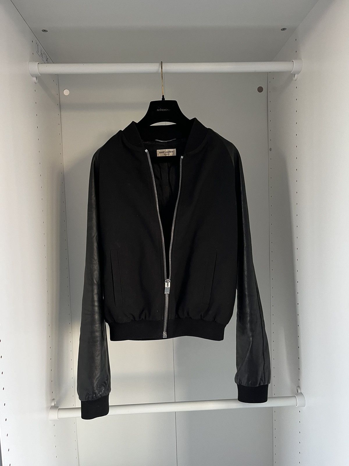 Pre-owned Hedi Slimane X Saint Laurent Paris Aw13 Hedi Slimane Calfskin Bomber Jacket
