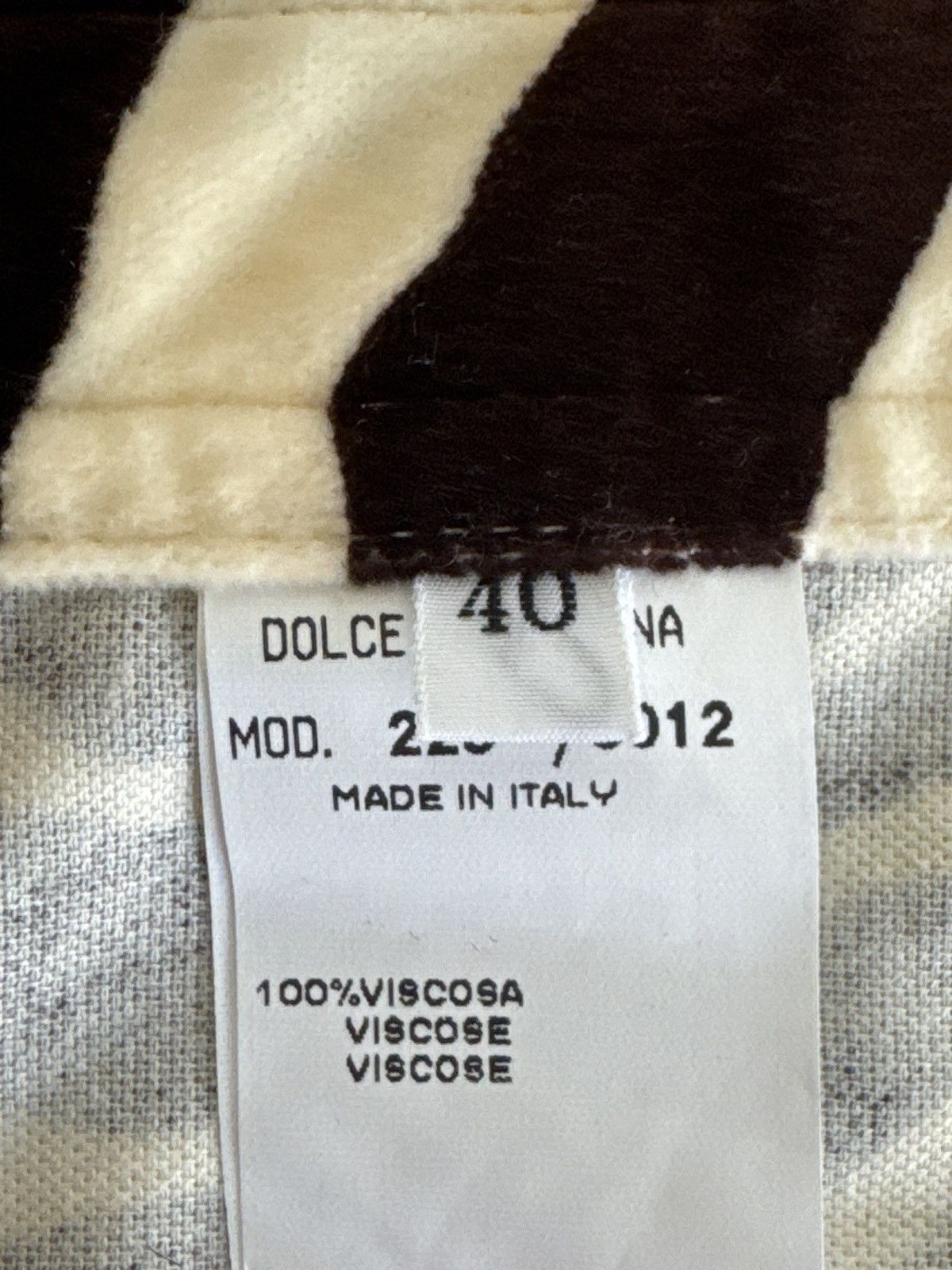 Dolce & Gabbana Vintage Dolce & Cabana Women’s Blouse Size S / US 4 / IT 40 - 7 Thumbnail