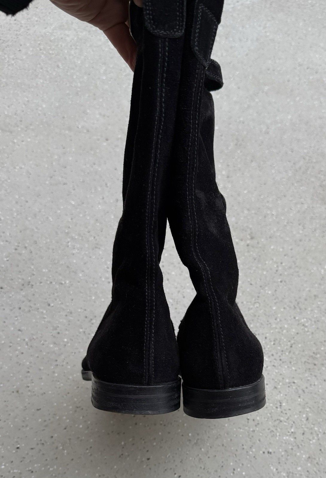 Escada Sport DDP vntg Escada Sport Suede Zip Knee Boots Shoes size 37.5 Size US 7.5 / IT 37.5 - 18 Thumbnail